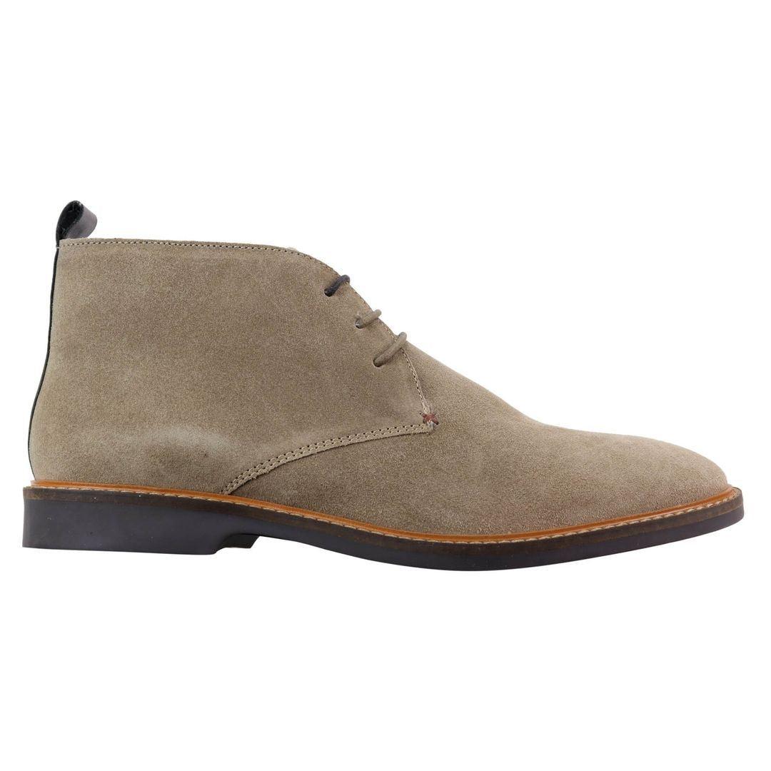 Mens Real Suede Italian Slip On Ankle Boots Smart Casual Desert Chelsea Dealer - Knighthood Store