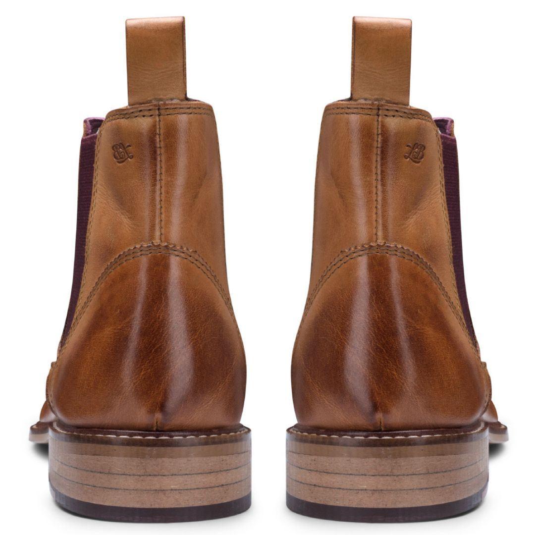 Mens Real Leather Chelsea Dealer Boots Slip On Smart Casual Retro VIntage Blinders Classic - Knighthood Store