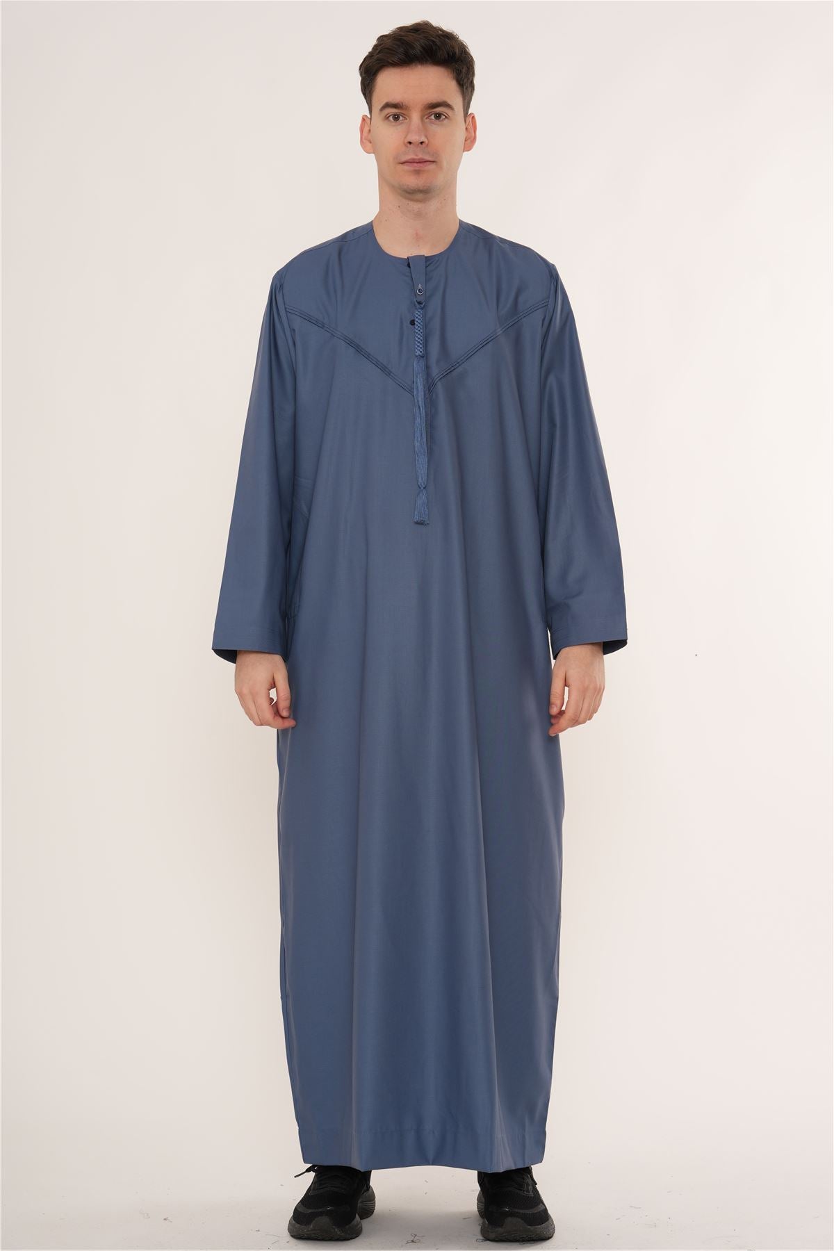 HM11 - Men's Emirati Omani Bobble Button Thobe