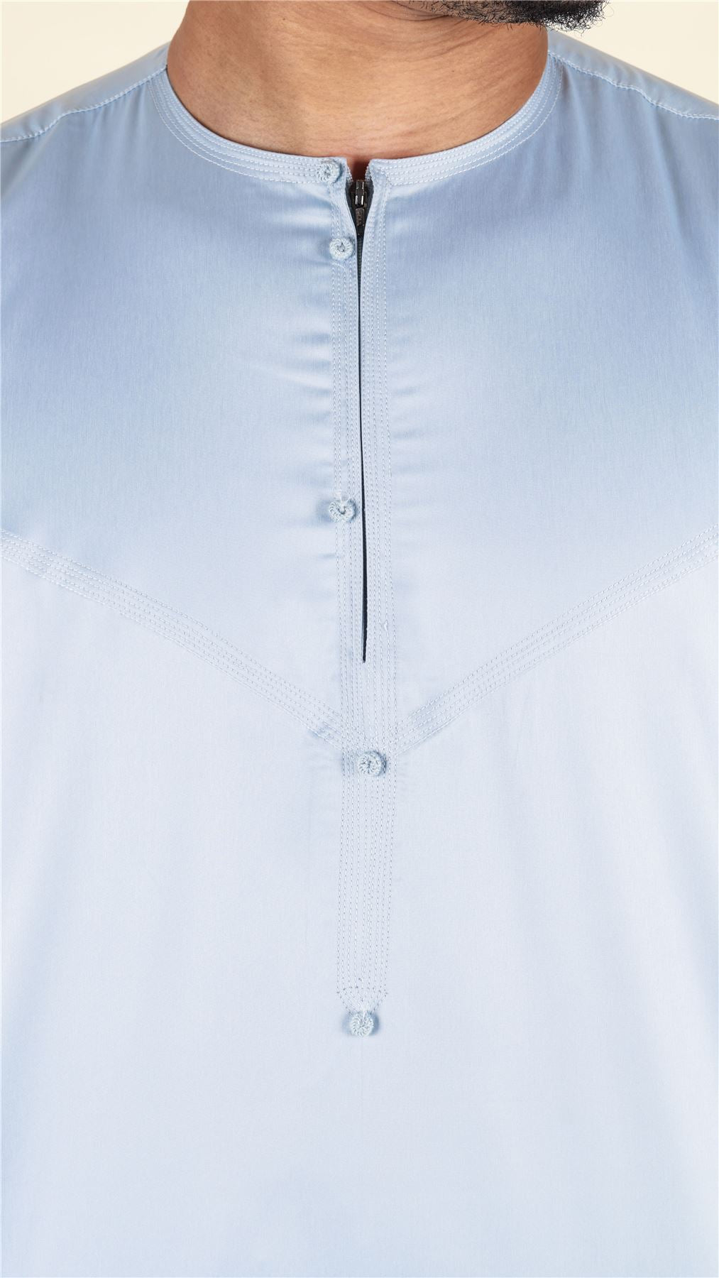 Men's Thobe Jubba Islamic Clothing Muslim Kaftan Emirati Omani Satin Robe