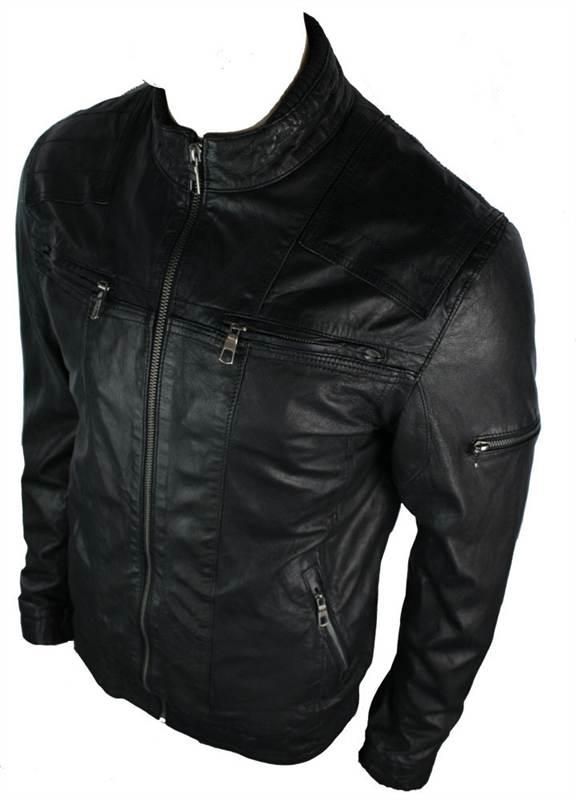 Mens Biker Motorcycle Vintage Distressed Brown Zip Short Leather Jacket Suede - Knighthood Store