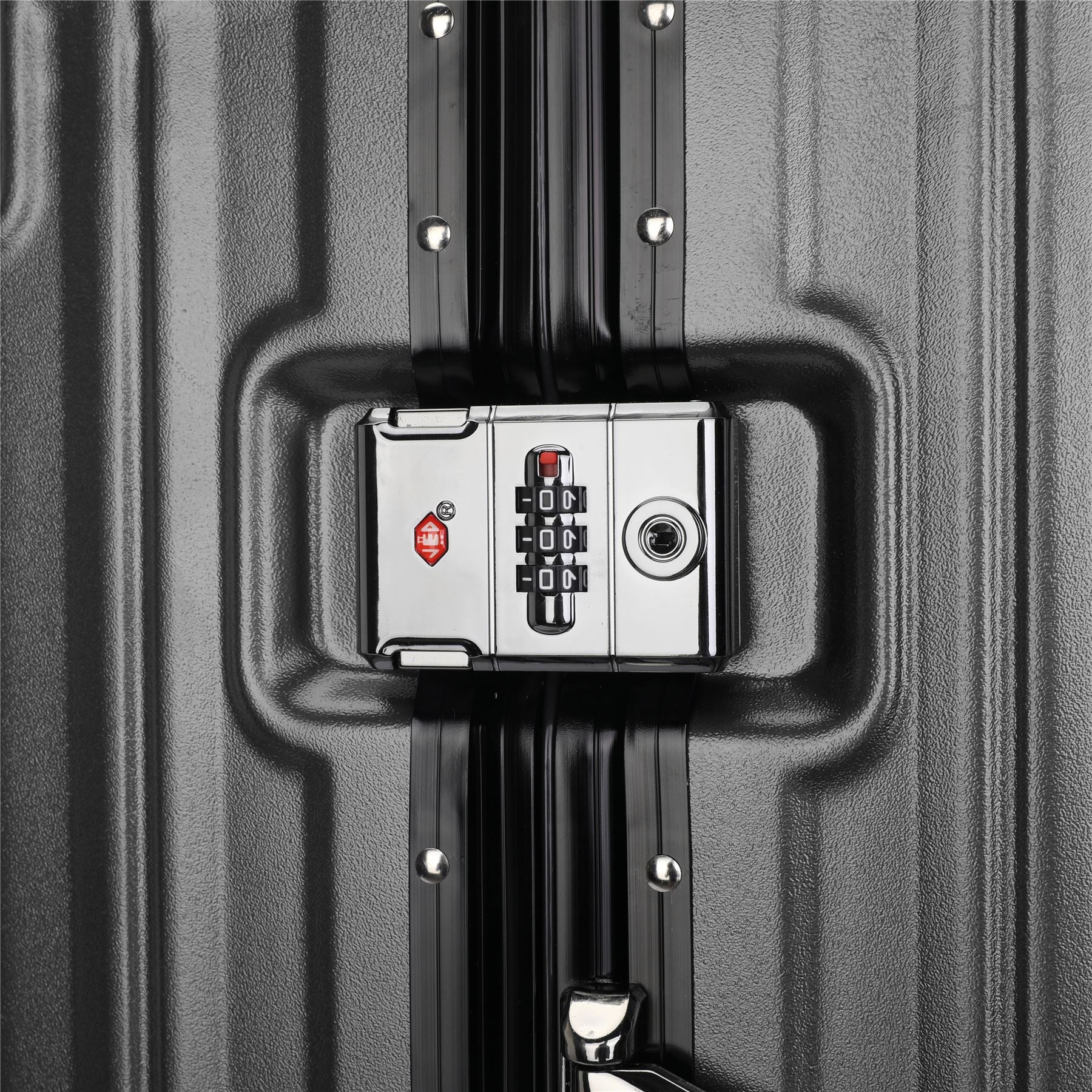 Robust Hard Shell Luggage 8 Wheel Suitcase Set