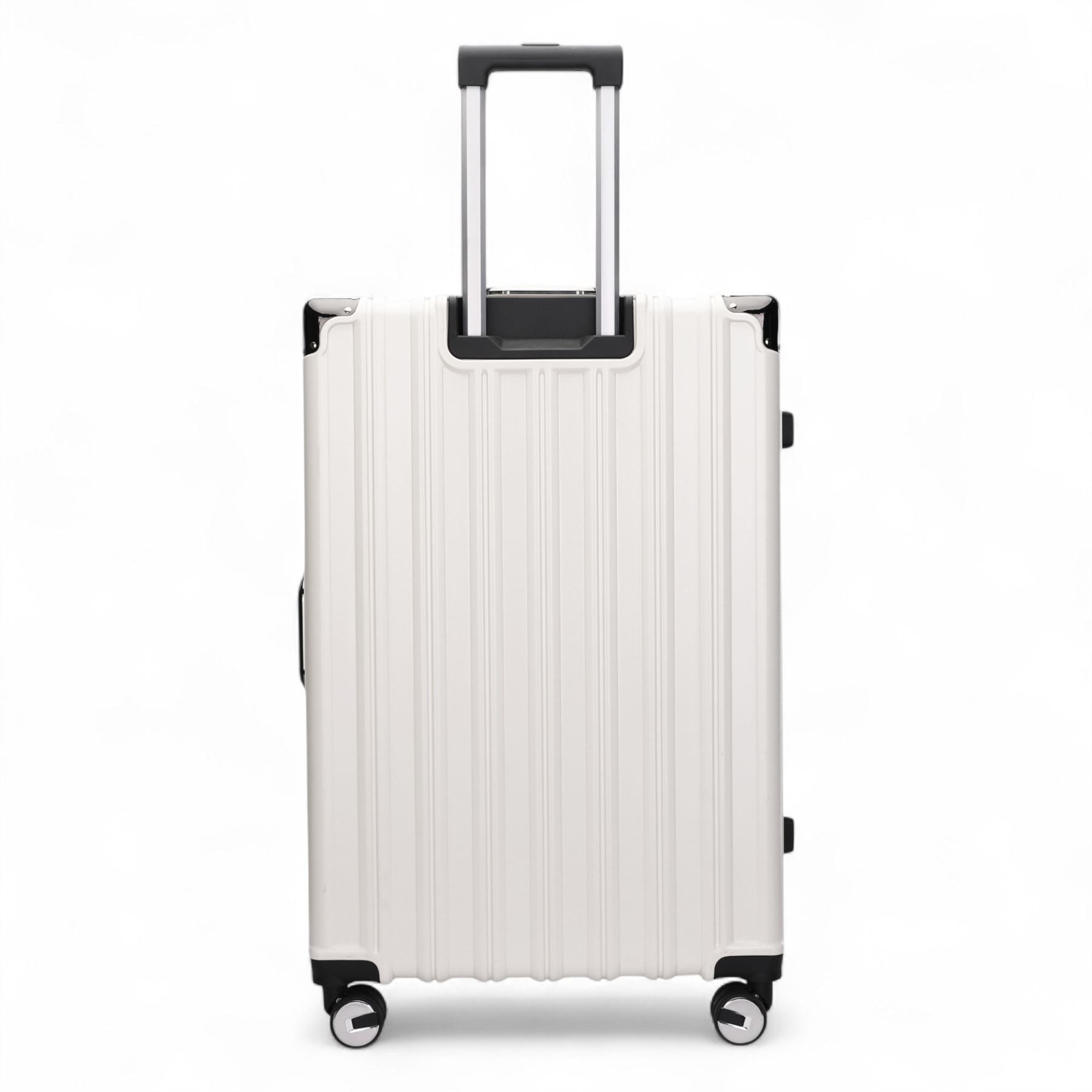Robust Hard Shell Luggage 8 Wheel Suitcase Set