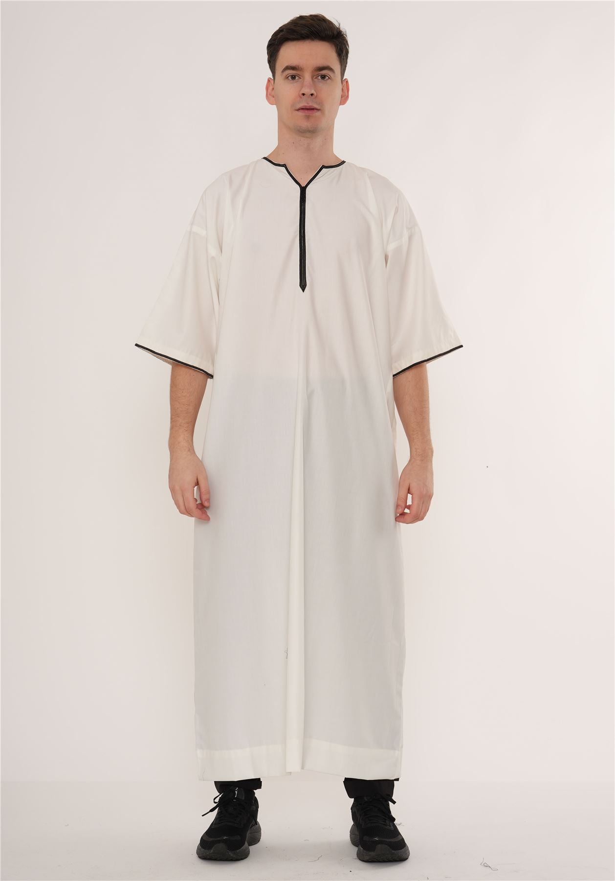 TT-006 - Men's Emirati Omani Half Sleeve Thobe