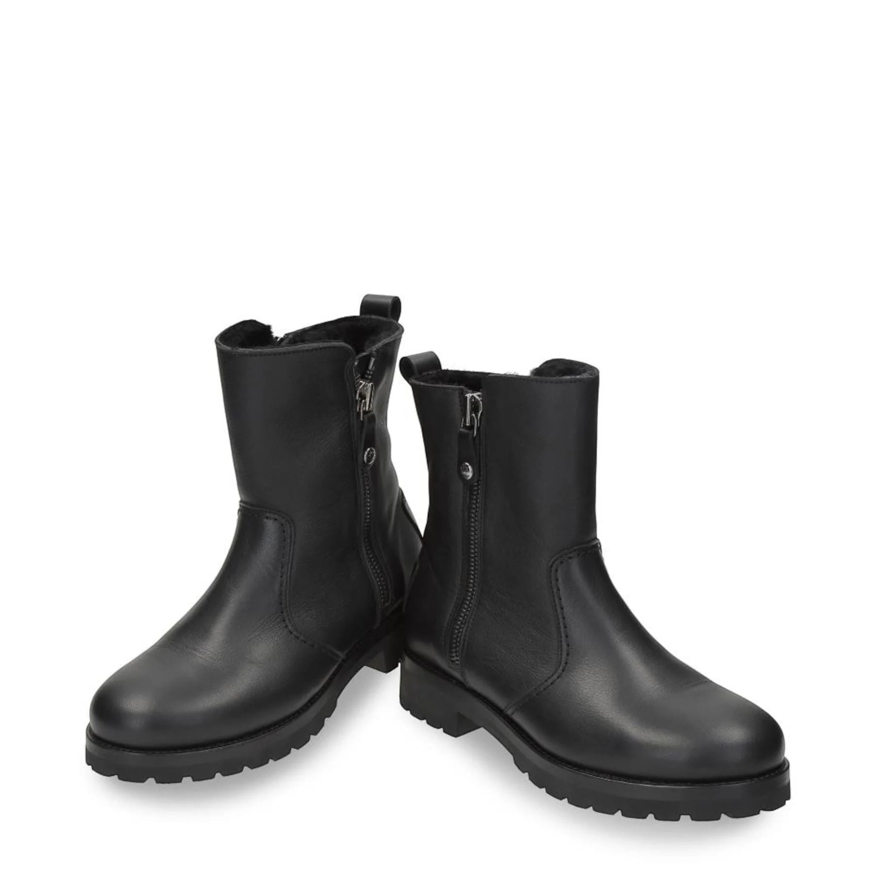 Fabi Igloo B1 - Women's Black Waterproof Leather Ankle Boots