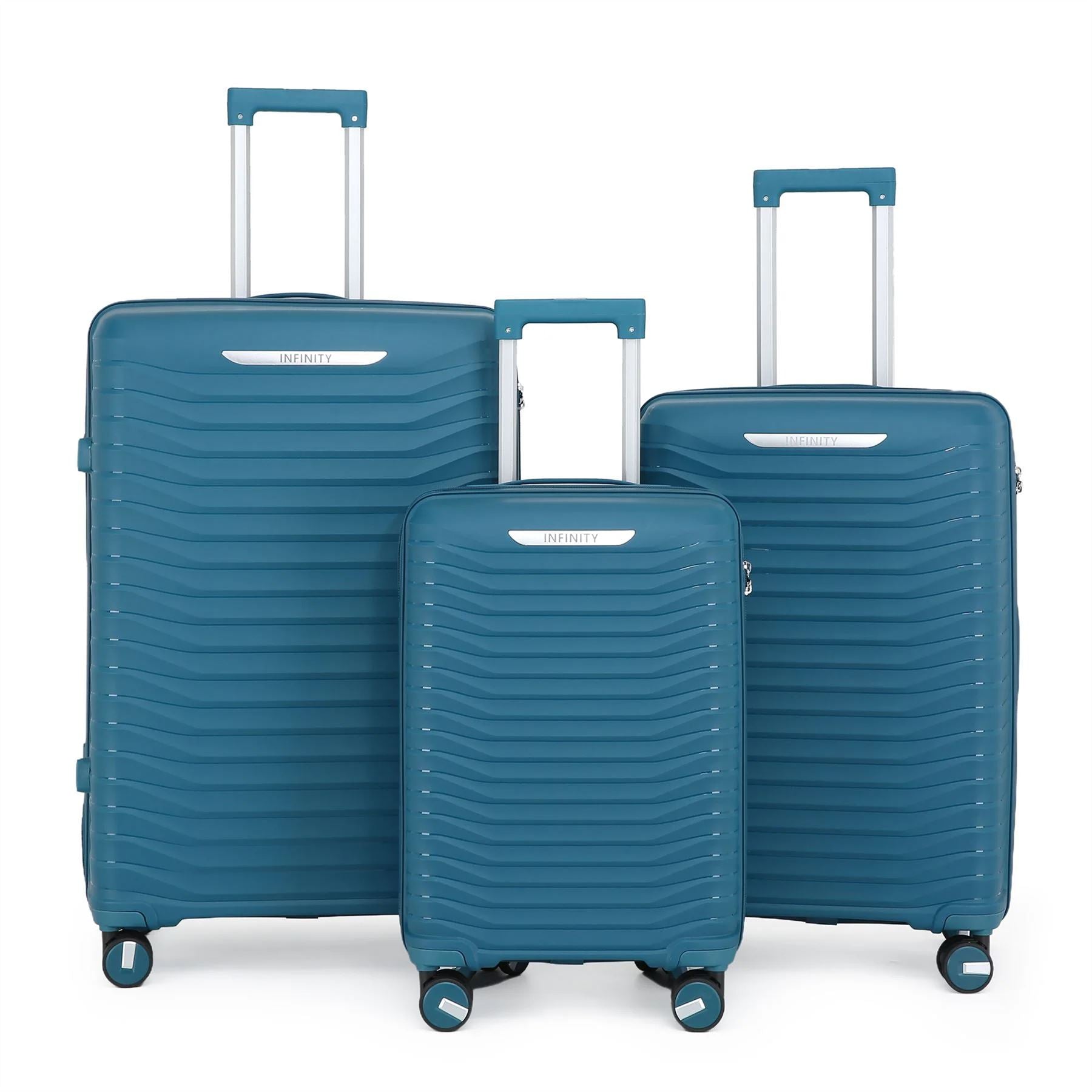 Hard Shell Suitcase Travel Set Durable Polypropylene Luggage