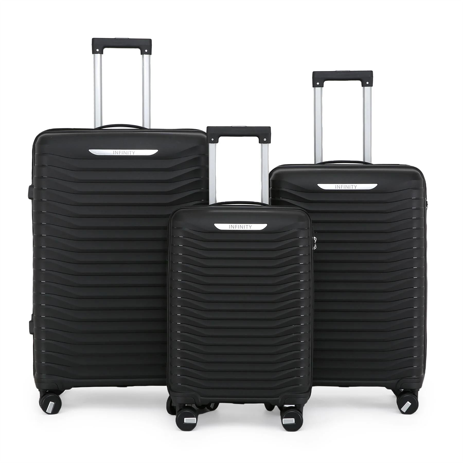 Hard Shell Suitcase Travel Set Durable Polypropylene Luggage