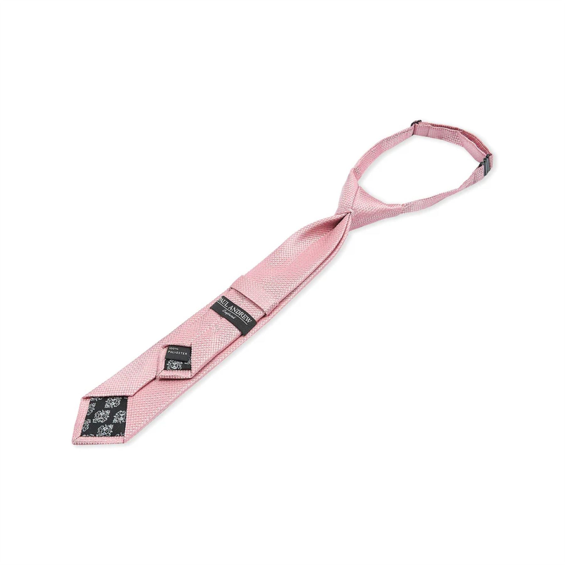 Boys Textured Necktie Satin Silk Tie