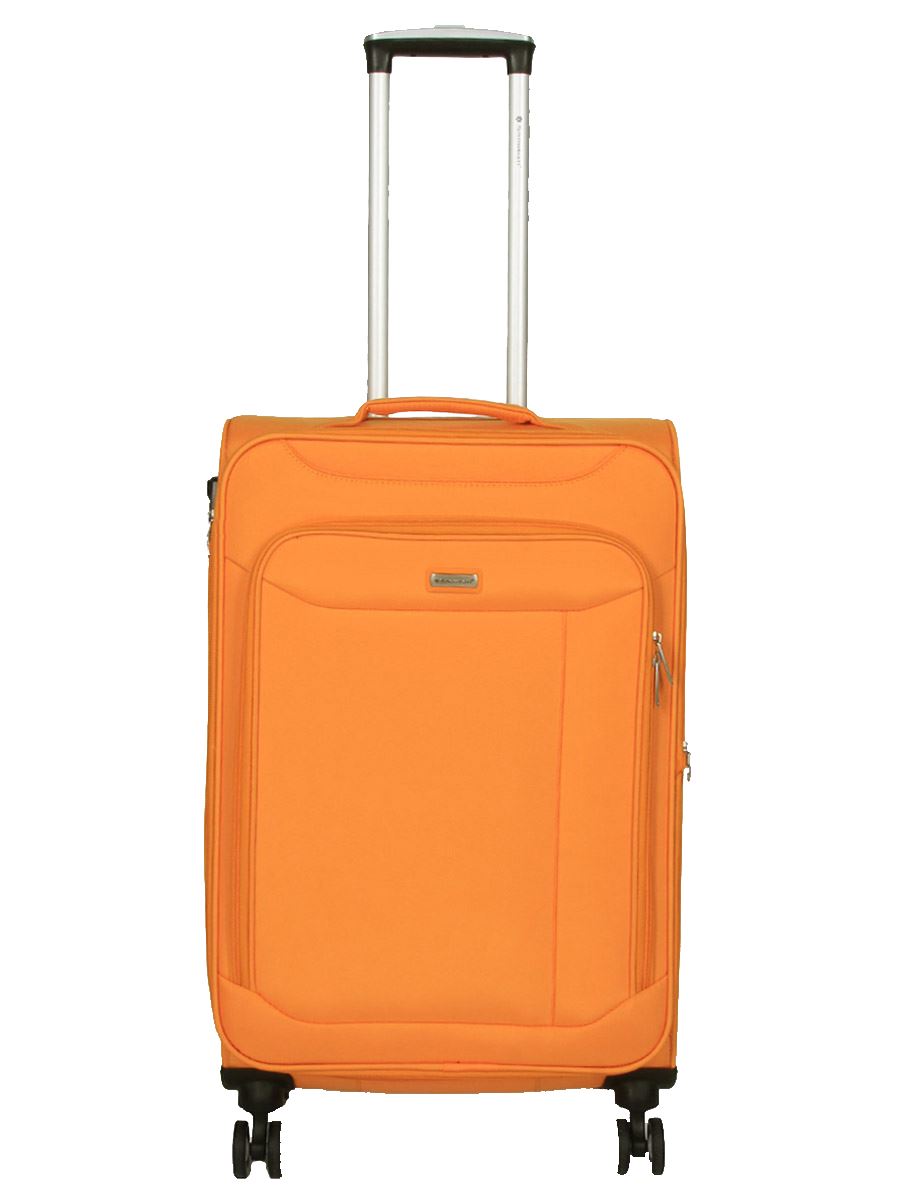 Soft Suitcase Dual 4-Wheel Spinners Expandable Luggage