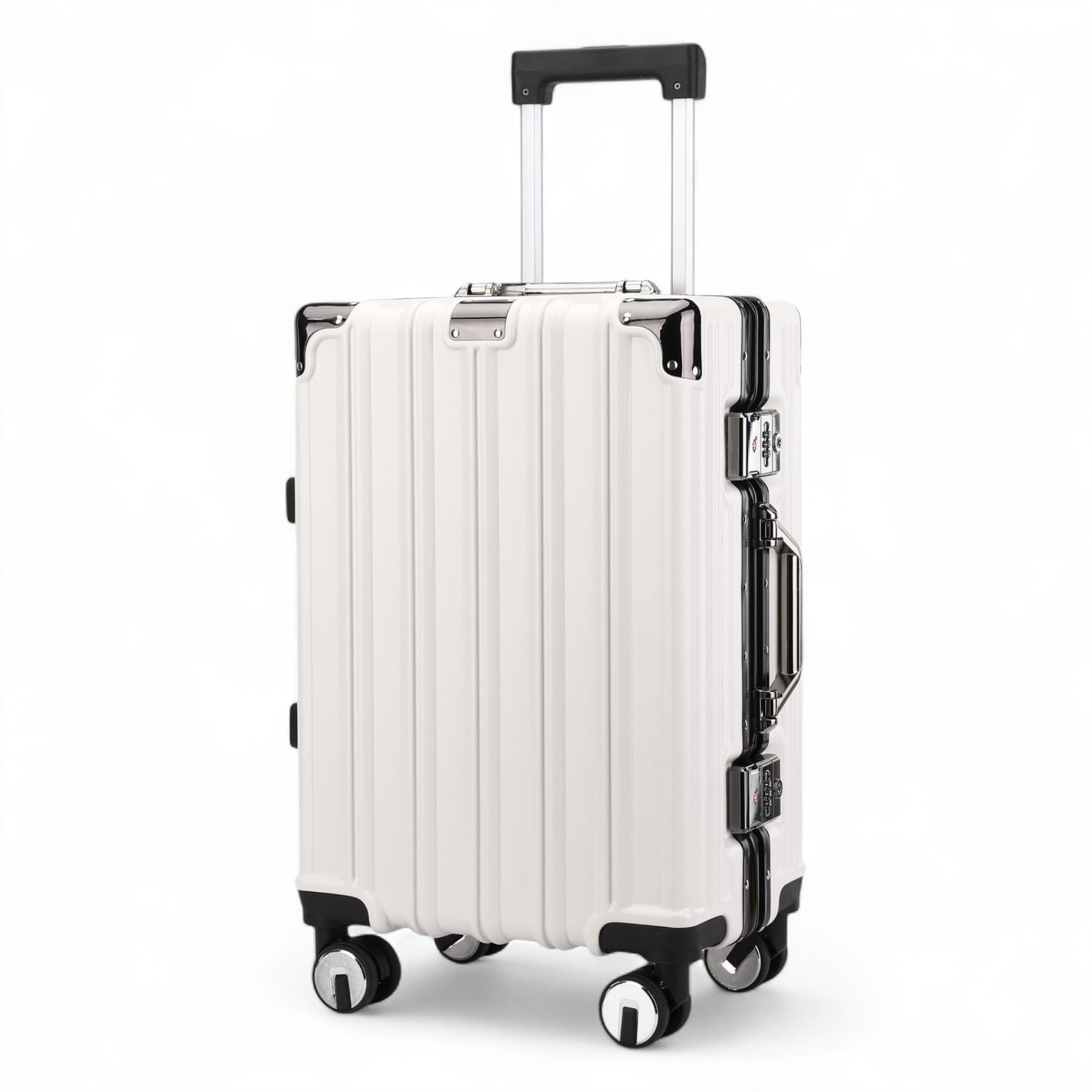 Robust Hard Shell Luggage 8 Wheel Suitcase Set