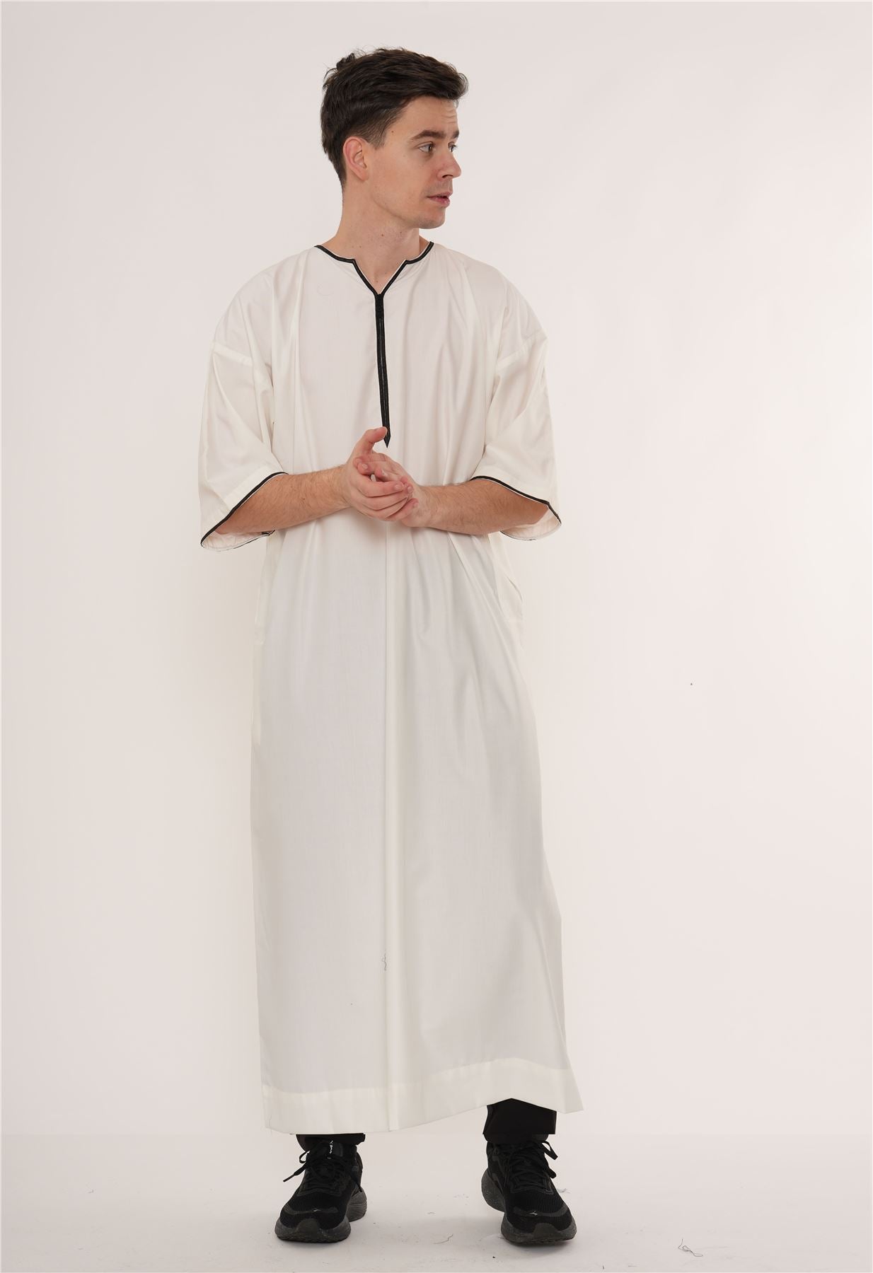 TT-006 - Men's Emirati Omani Half Sleeve Thobe