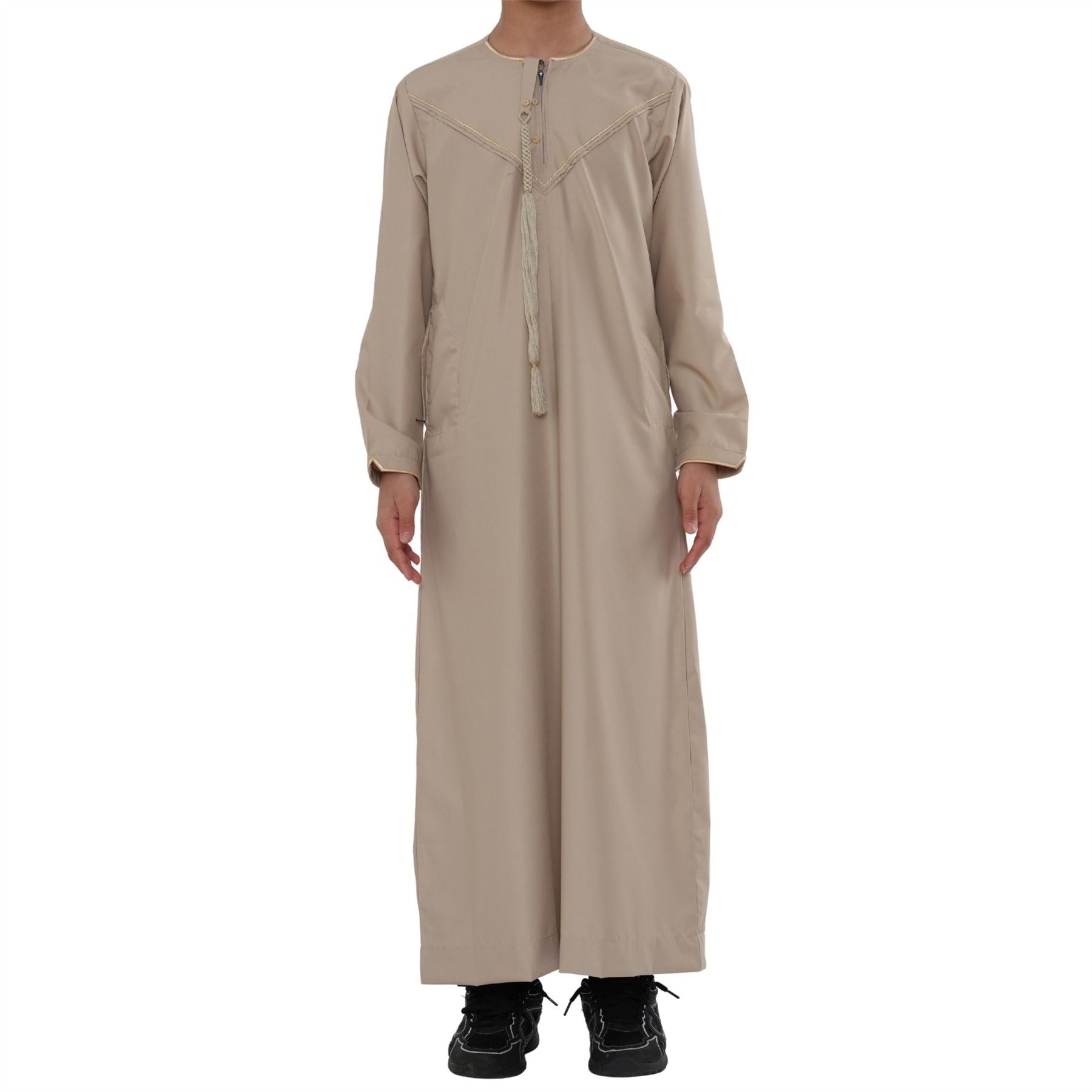 TT-007 - Boy's Emirati Omani Gold Embroidery Thobe