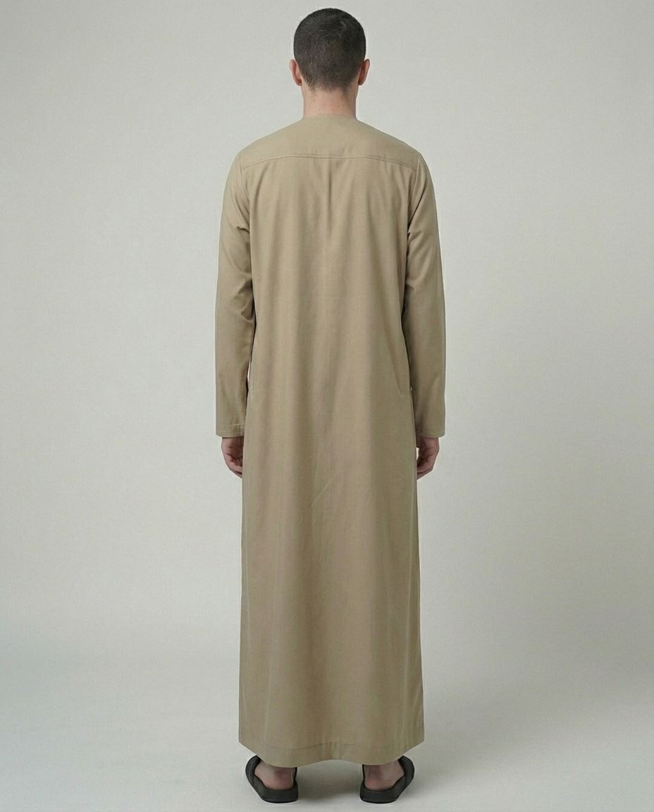 HM11 - Men's Emirati Omani Bobble Button Thobe