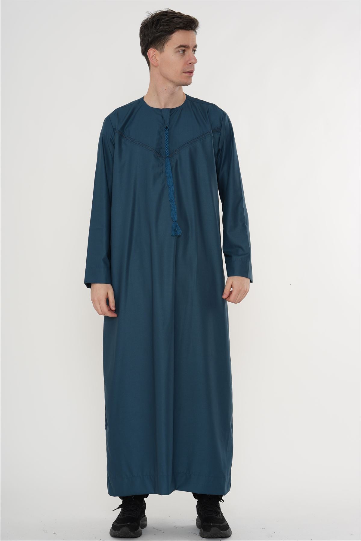 TT-008 - Men's Emirati Omani Arab Tassel Thobe