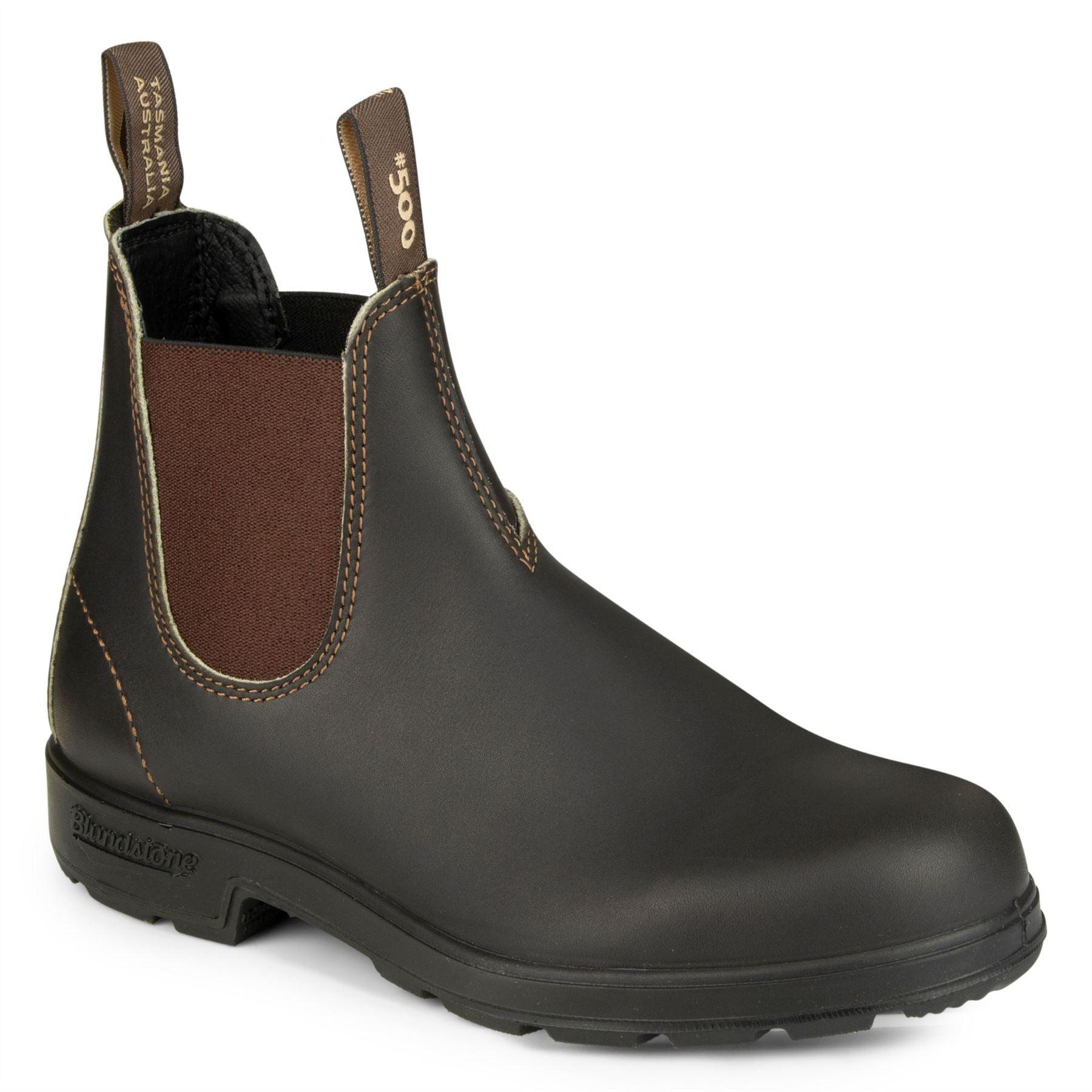 Blundstone 500 Stout Brown Chelsea Boots - Knighthood Store