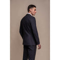Mens Navy Tuxedo 2 Piece Shawl Collar Suit - Knighthood Store