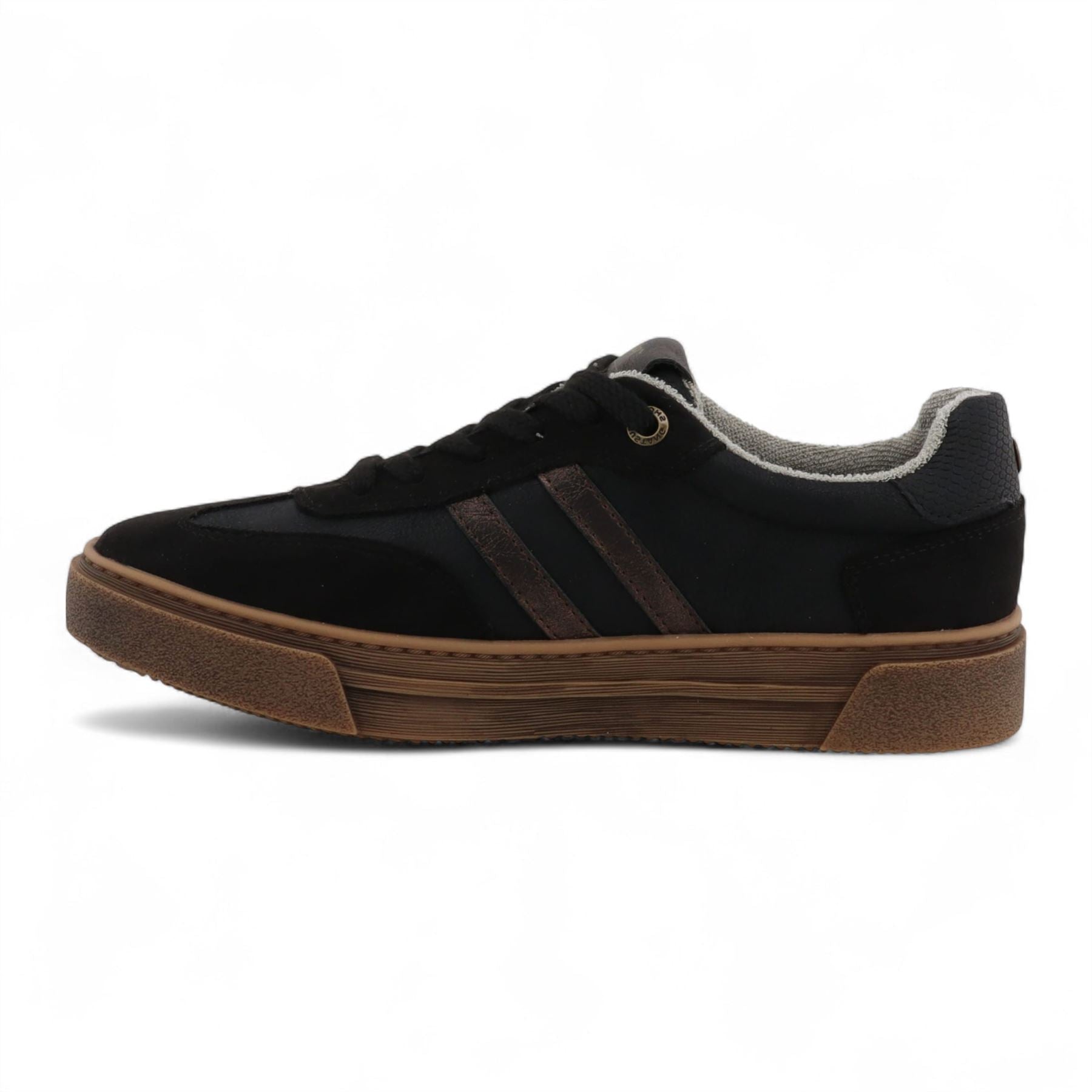Women's Black Street Platform Sneakers Shoes