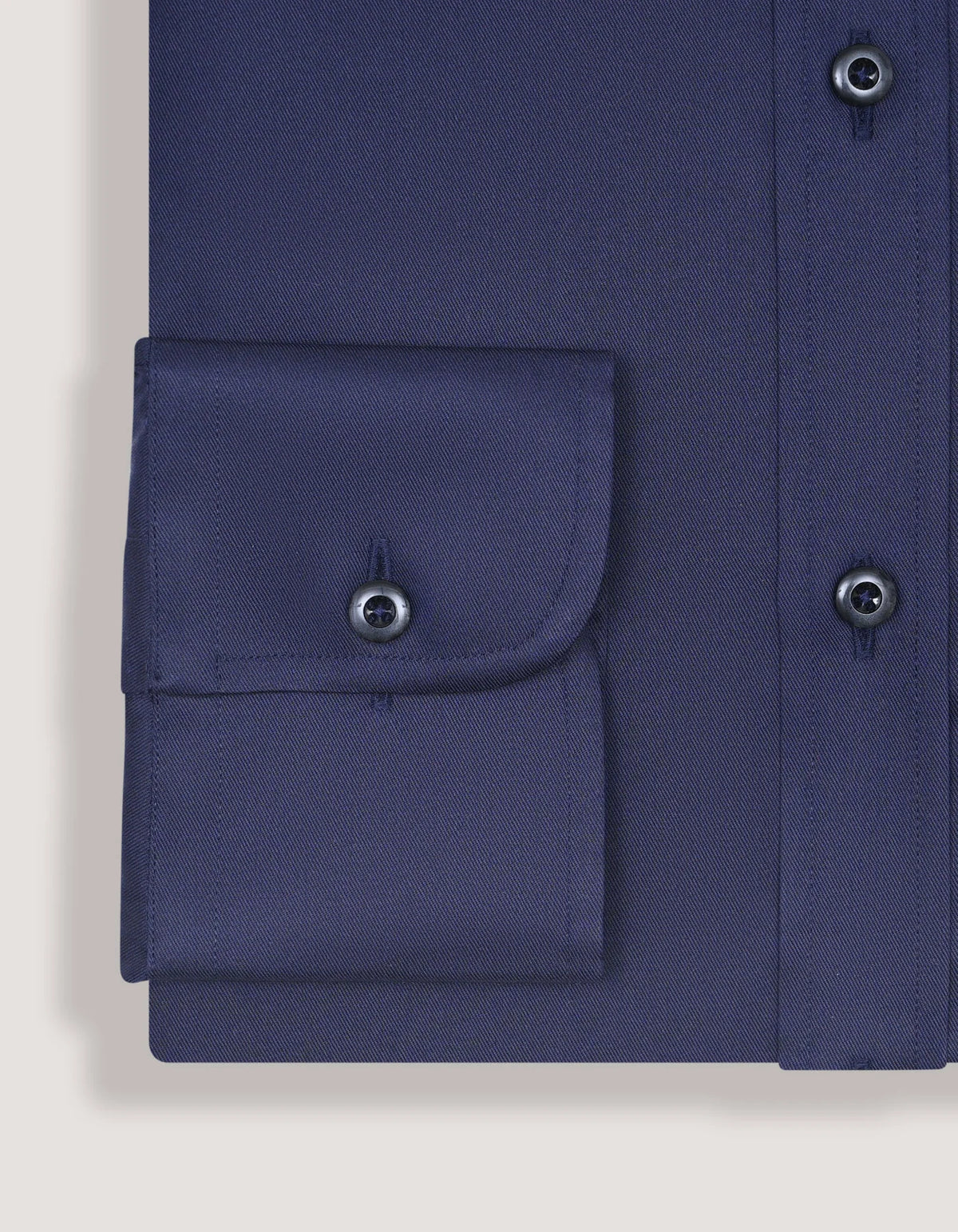 Men's Navy Twill Smart Fit Dress Shirt