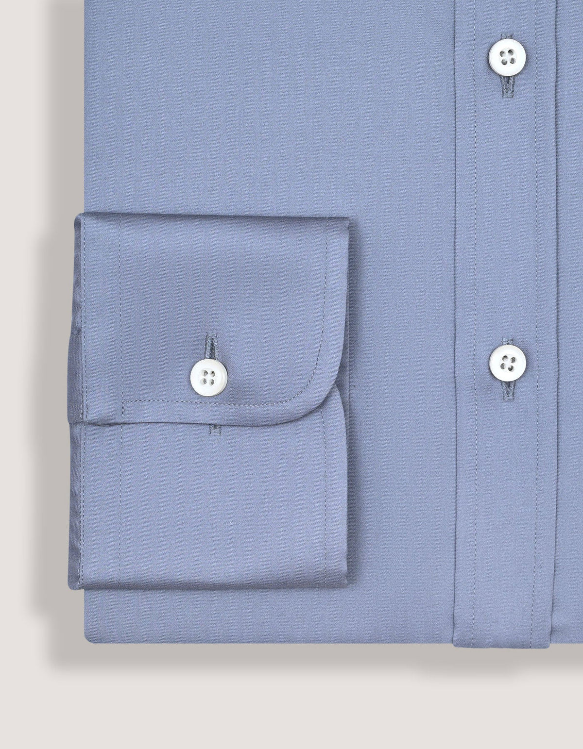 Men's Plain Smart Fit Formal Shirt - Grey
