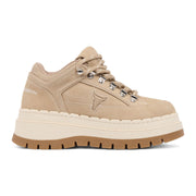 Ultimatum - Women's Sand Brown Chunky Platform Sneakers
