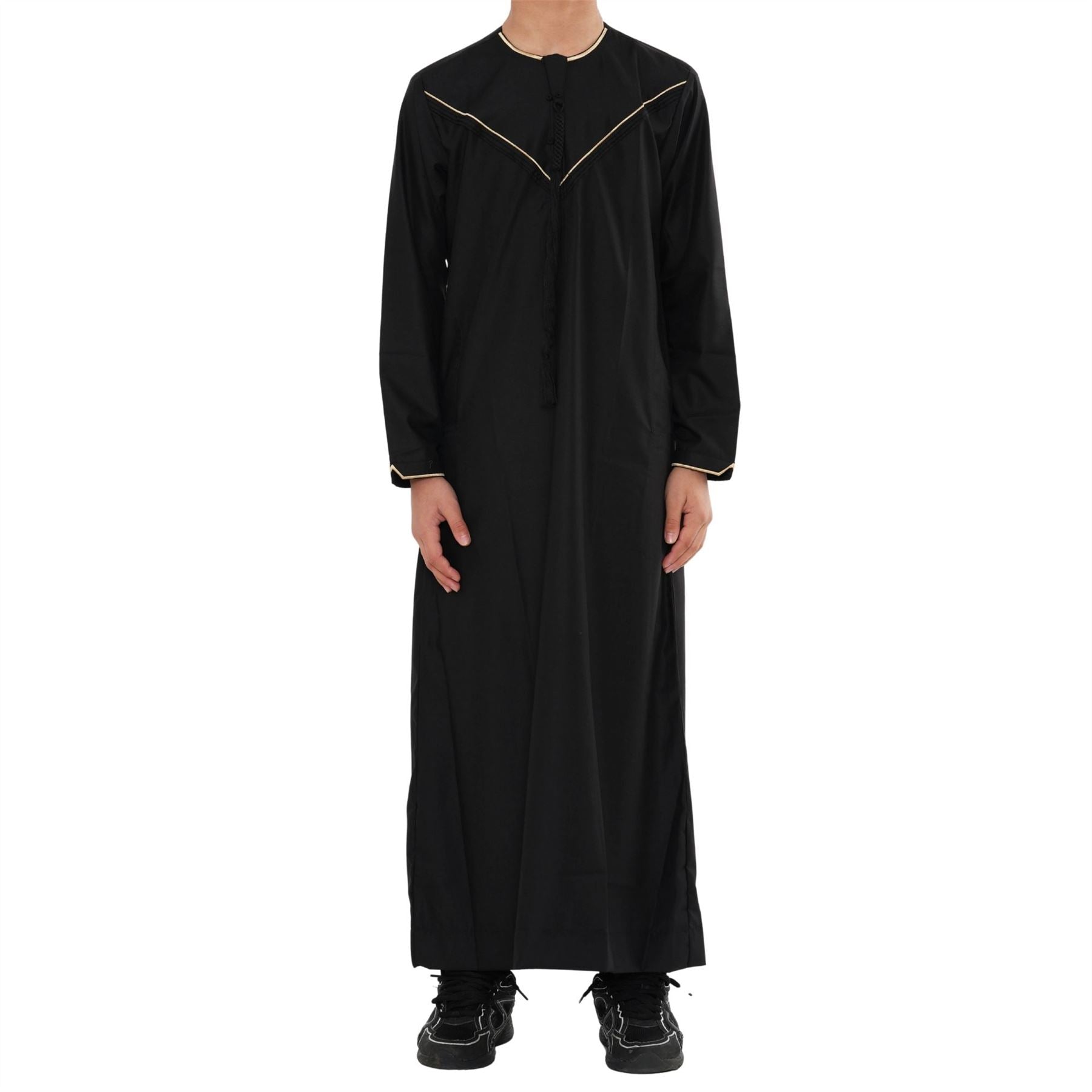 TT-007 - Boy's Emirati Omani Gold Embroidery Thobe