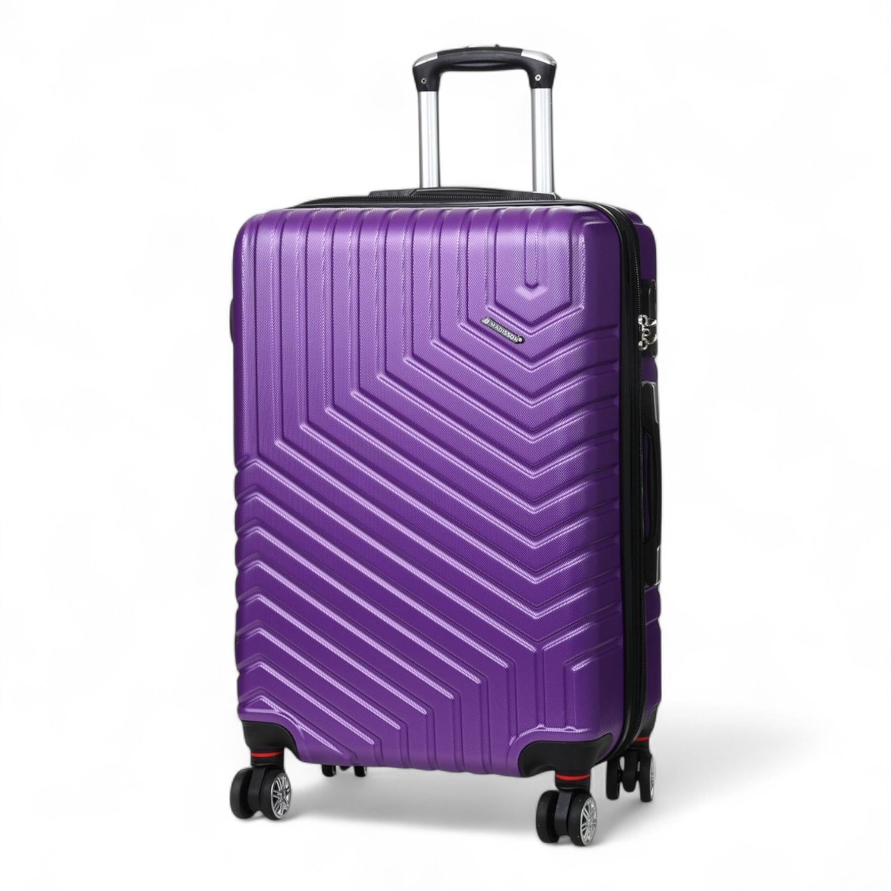 Hard Shell Luggage Set 8 Spinner Wheels ABS Suitcase