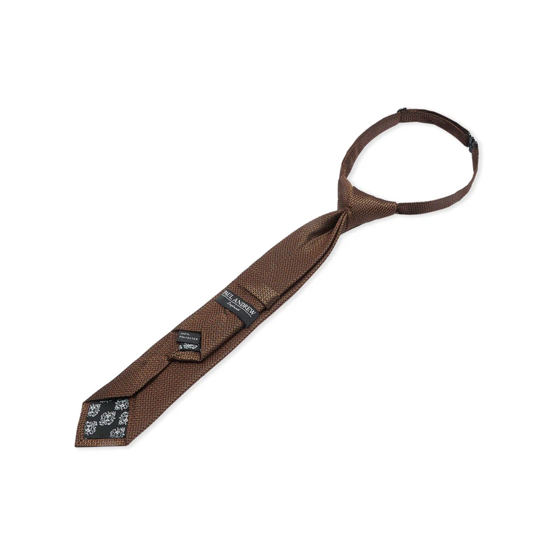 Boys Textured Necktie Satin Silk Tie