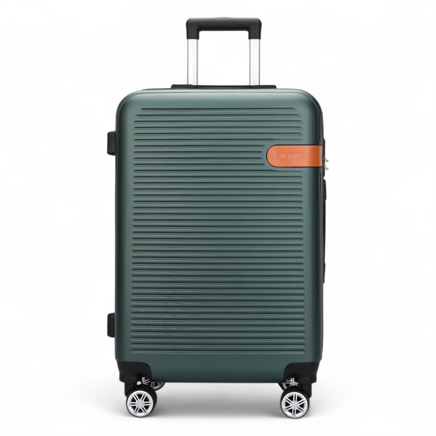 Hard Shell Classic 4-Wheel Luggage Suitcase Set