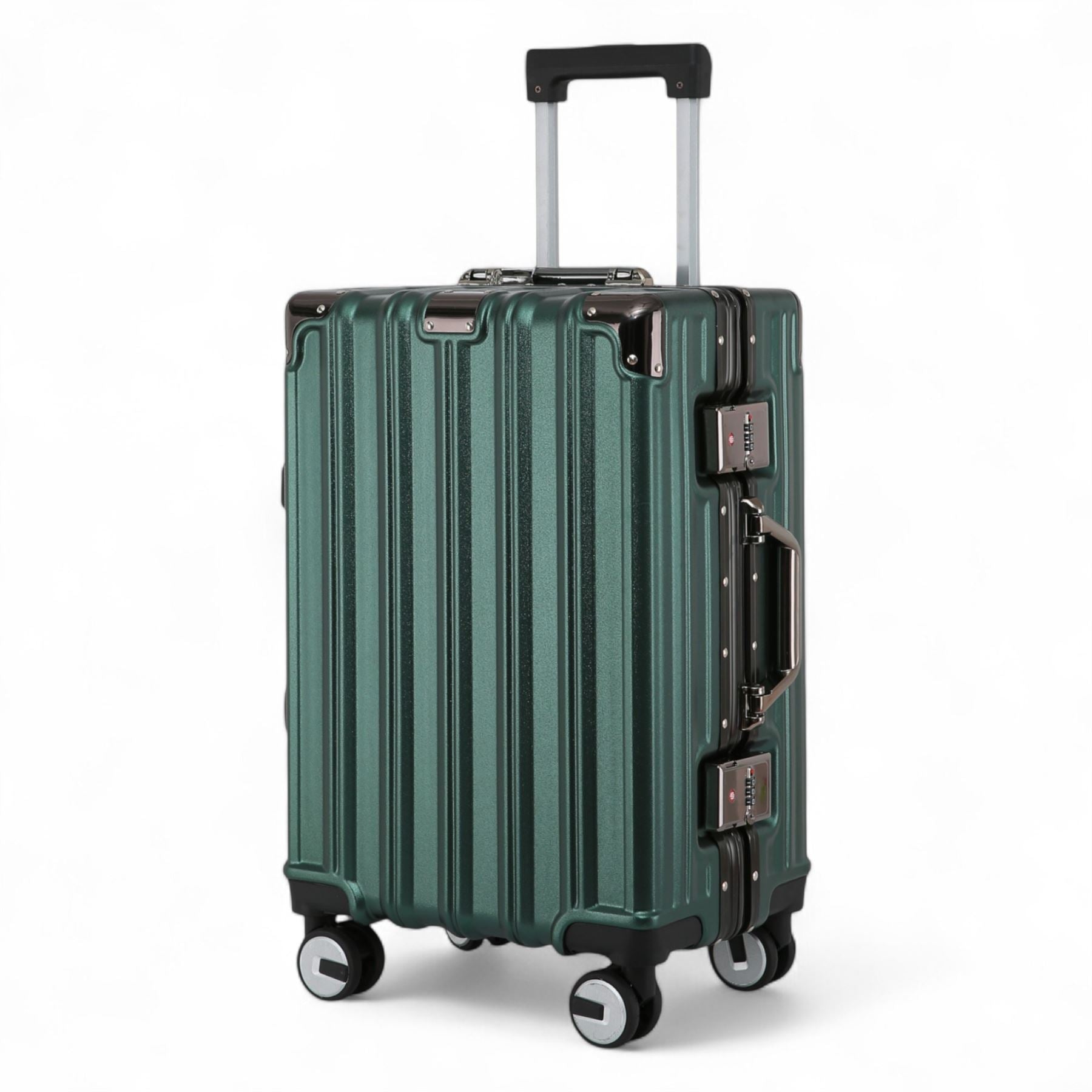 Robust Hard Shell Luggage 8 Wheel Suitcase Set