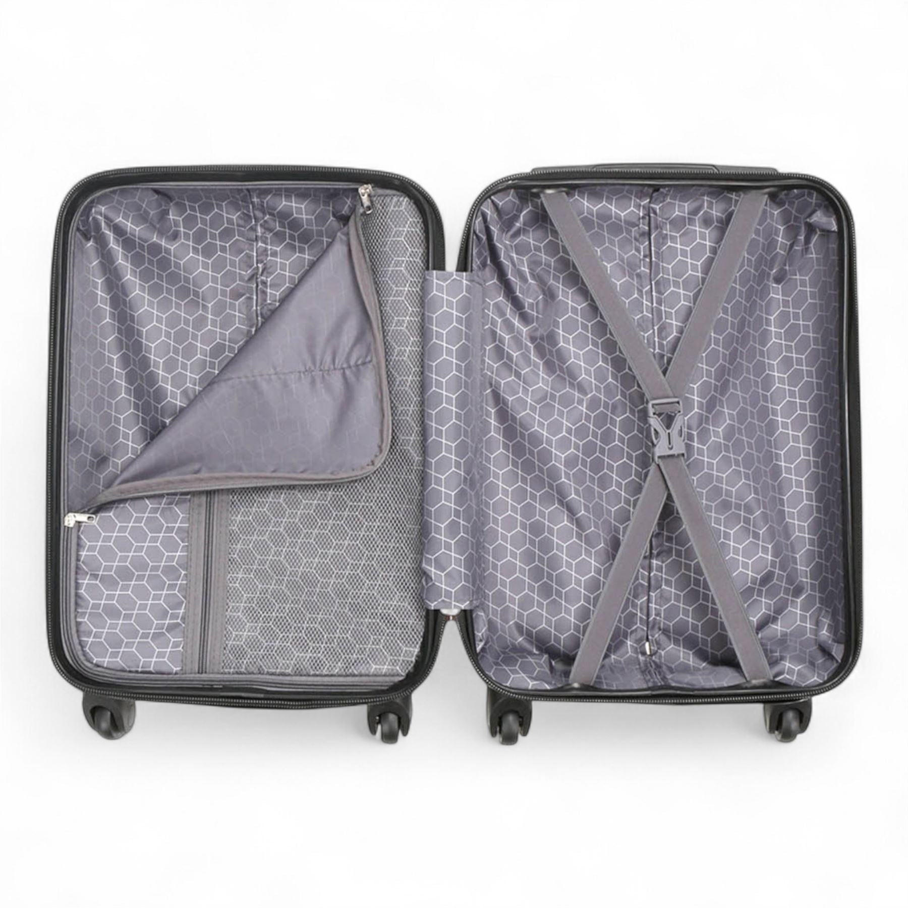 Hardshell Luggage Set 8 Spinner Wheels Suitcase