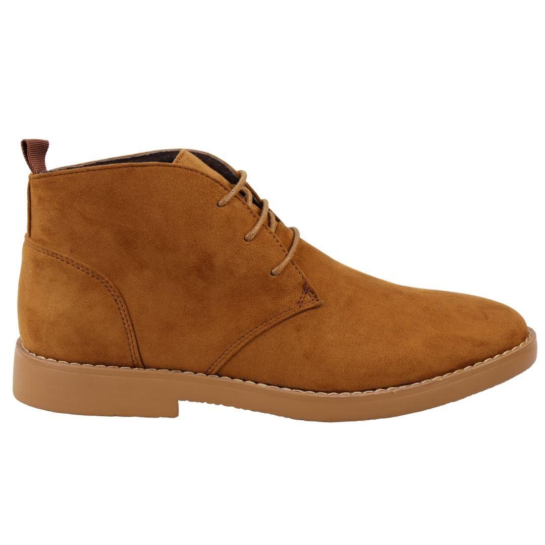 Mens's Chukka Desert Ankle Boots Lace Up Suede Shoes - Knighthood Store