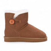 Alpine - Women's Sheepskin Suede Winter Slip-On Boots
