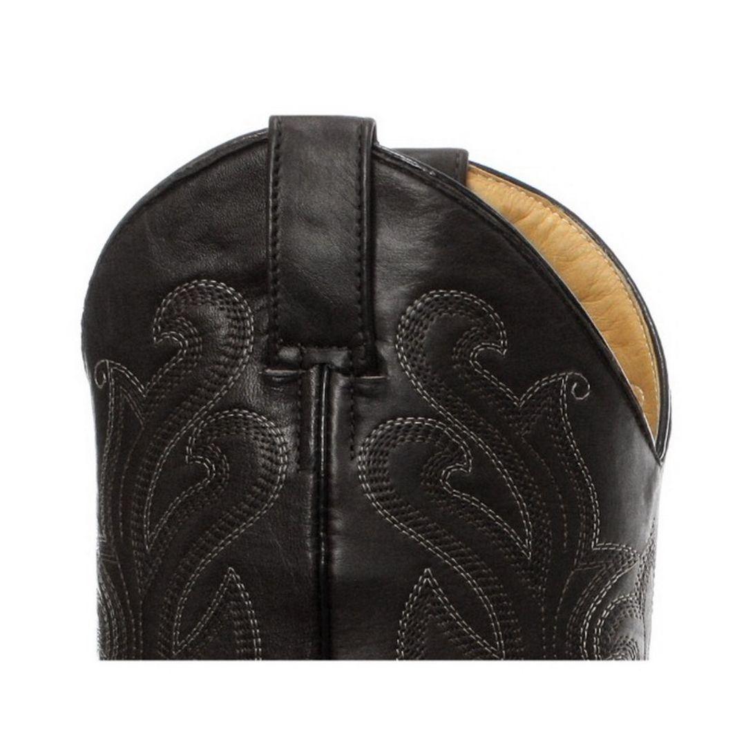 Mens Hi Cowboy Boots Pointed Black Brown Grinders Leather Crocodile Western Cuban - Knighthood Store