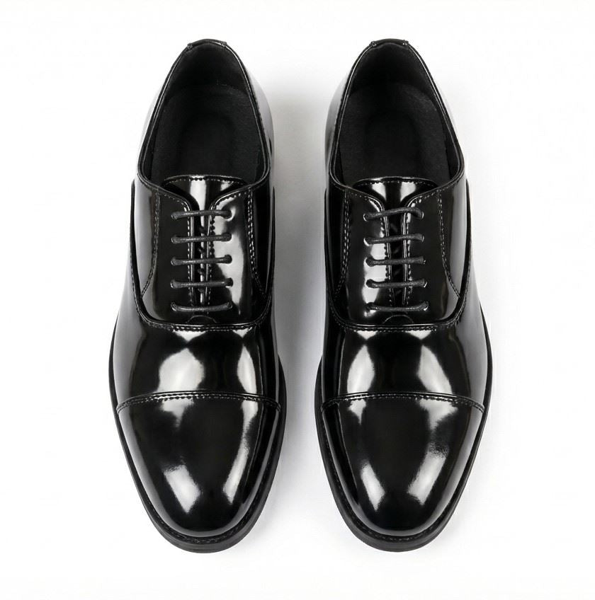 Men’s Classic Cap-Toe Oxford Lace-Up Formal Shoes