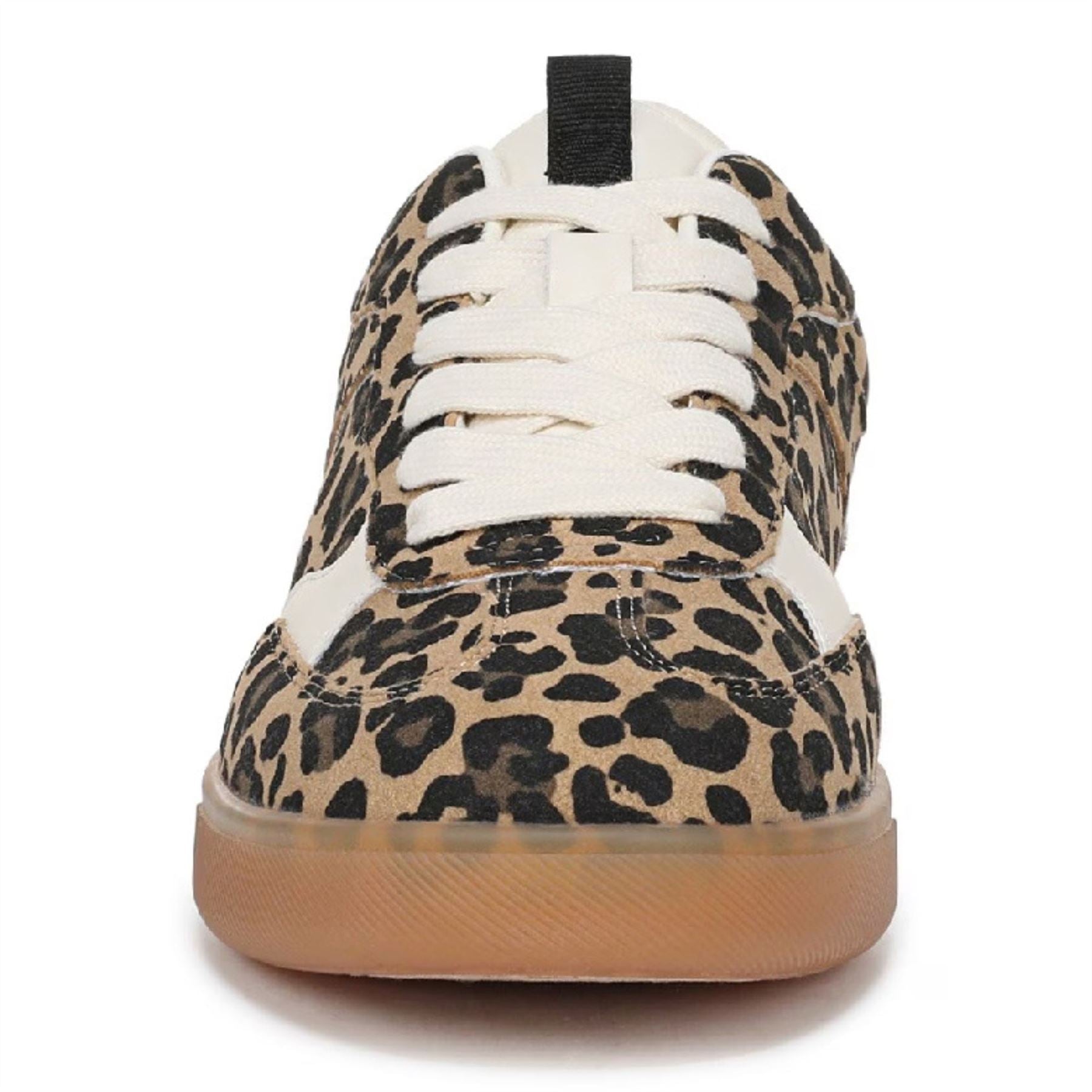 Tastic - Women's Leopard Brown Lace-Up Sneakers