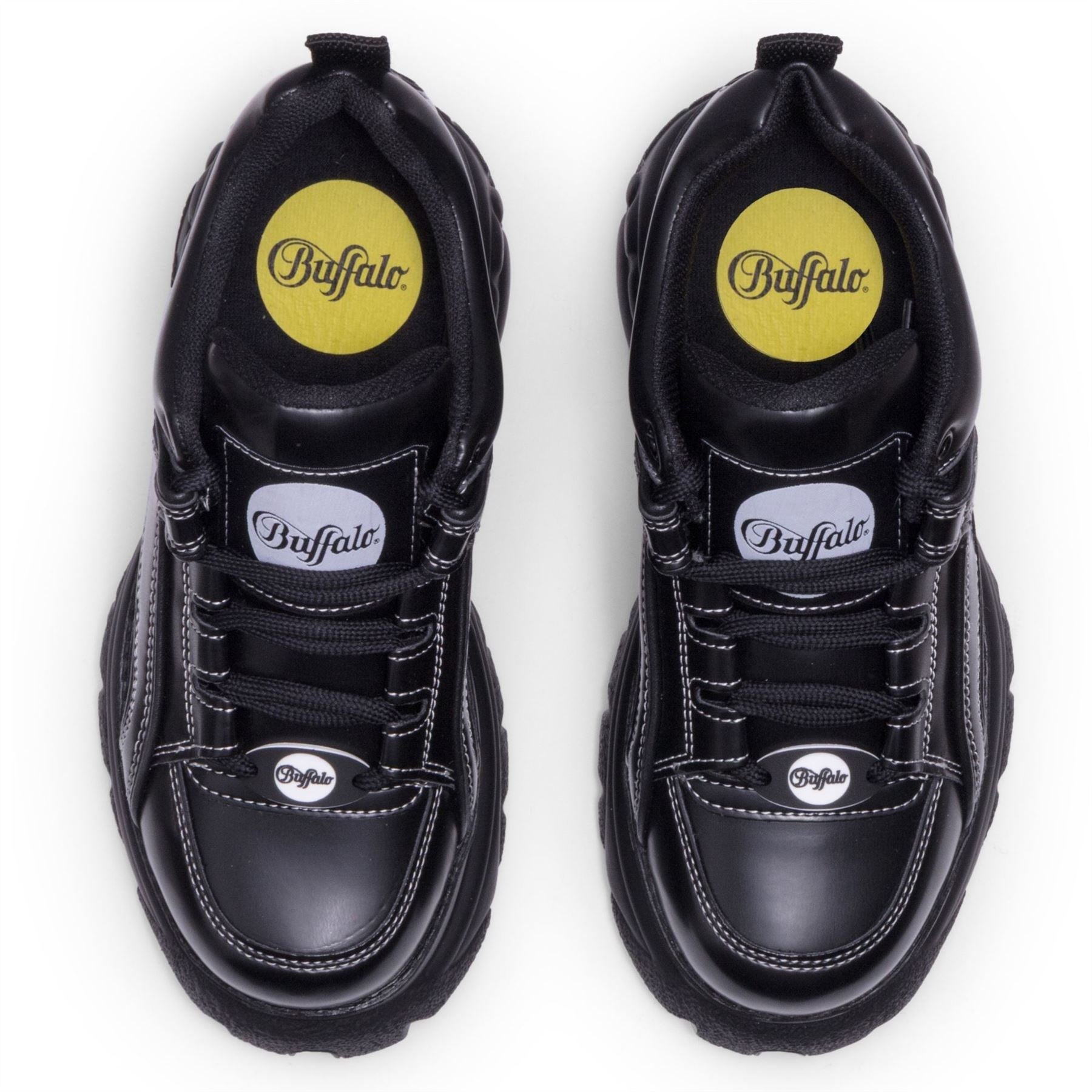 1339-14 - Women’s Black Platform Chunky Fashion Sneakers