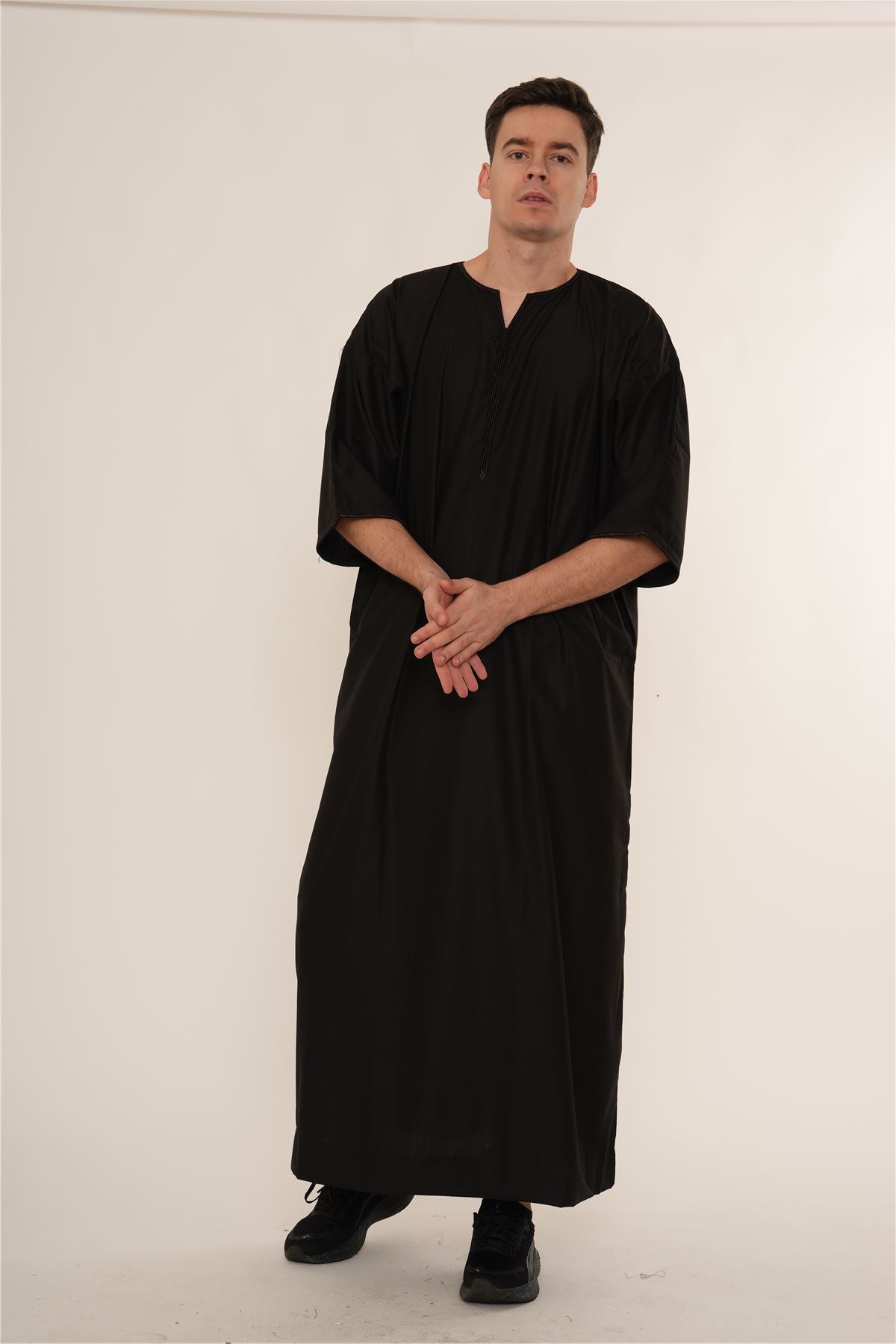 TT-006 - Men's Emirati Omani Half Sleeve Thobe