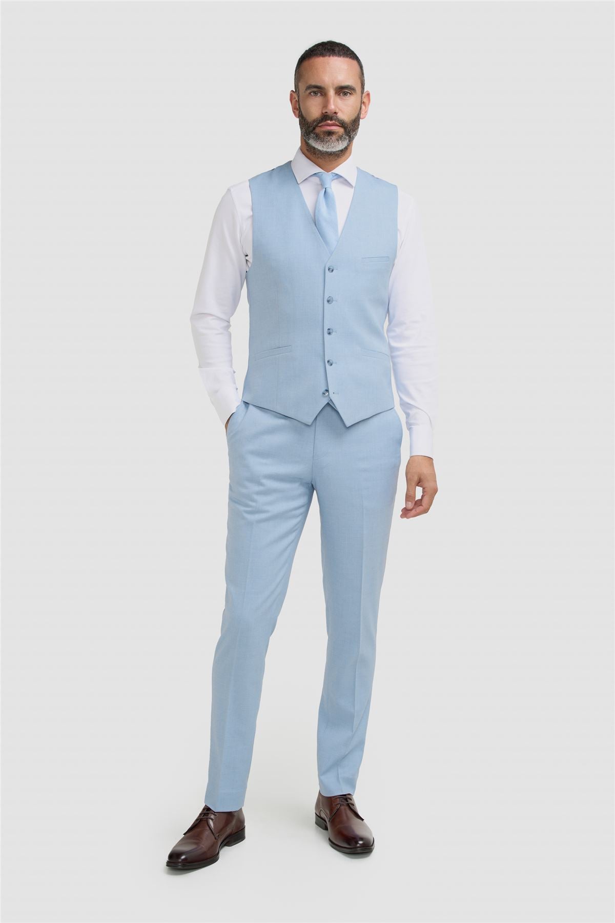 Malibu - Men's Sky Blue Waistcoat