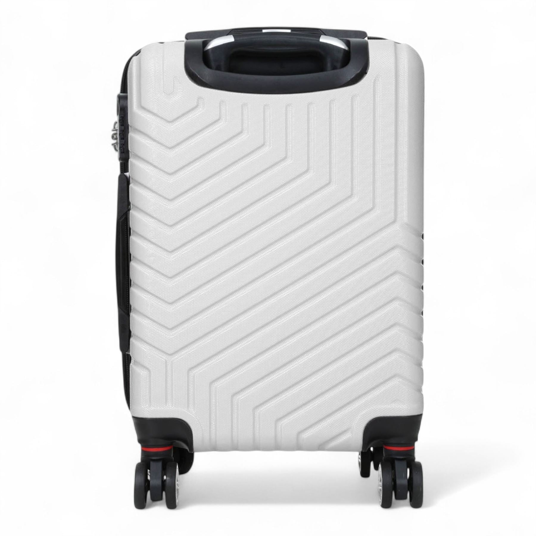 Hard Shell Luggage Set 8 Spinner Wheels ABS Suitcase