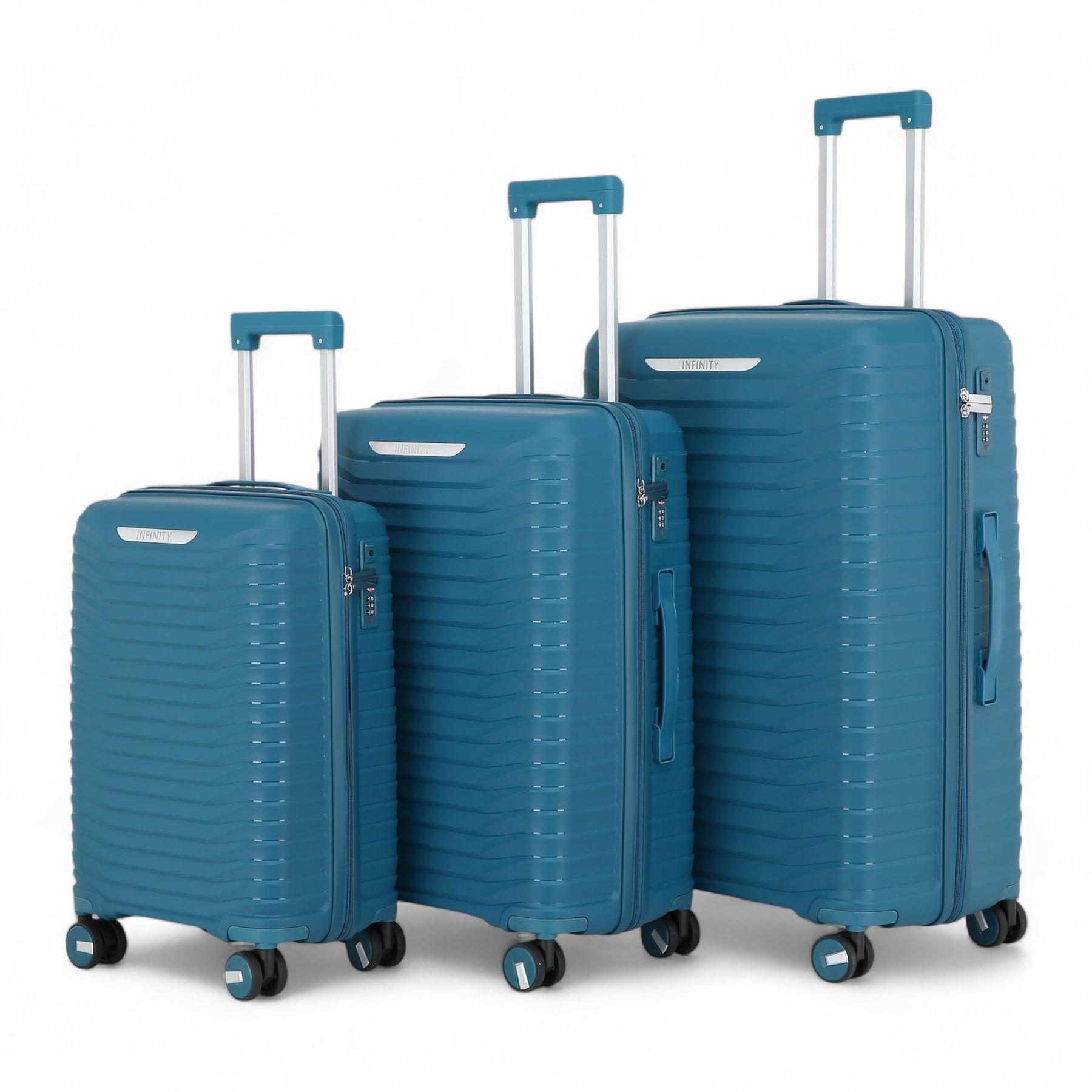 Hard Shell Suitcase Travel Set Durable Polypropylene Luggage