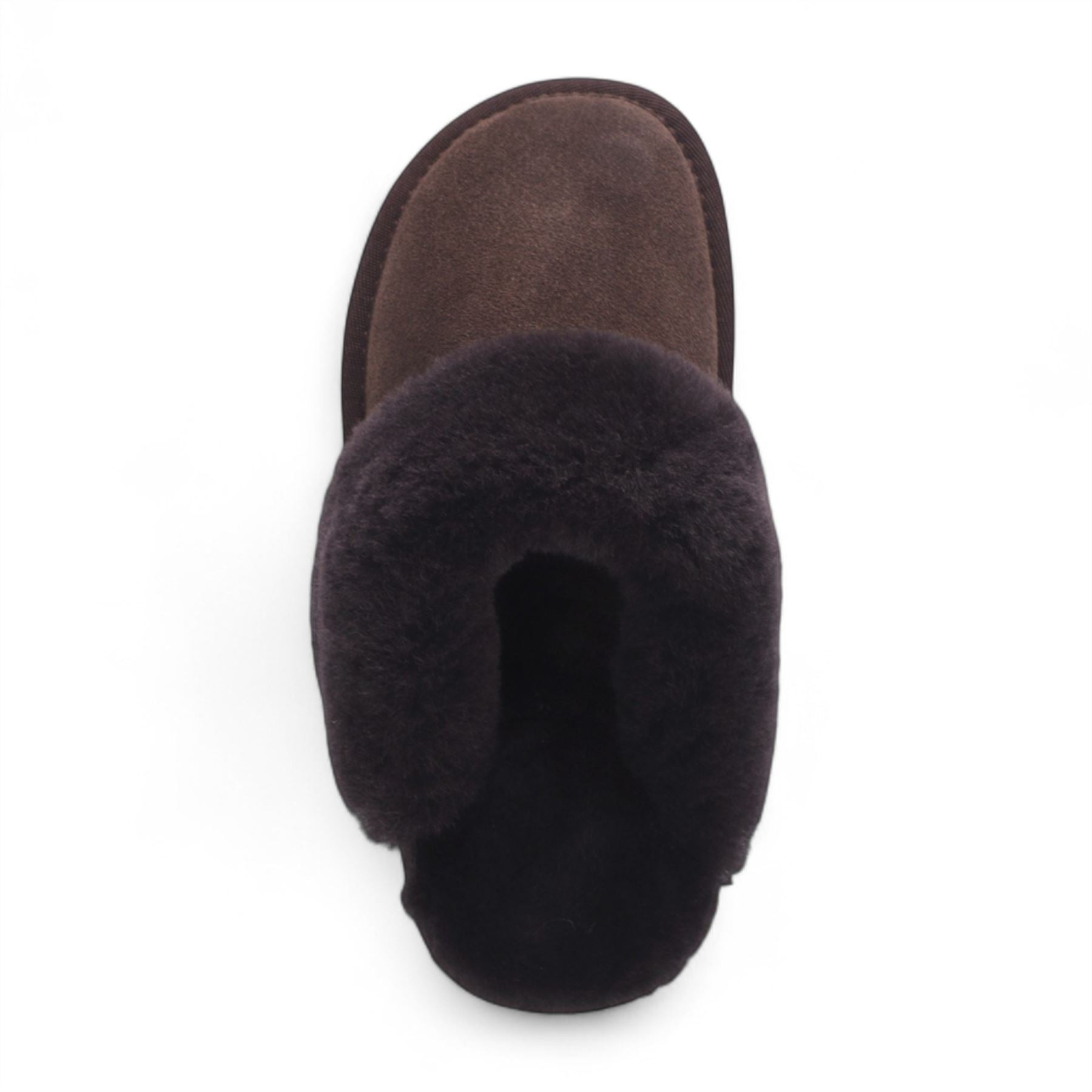 Luna - Women's Sheepskin Suede Mule Slippers