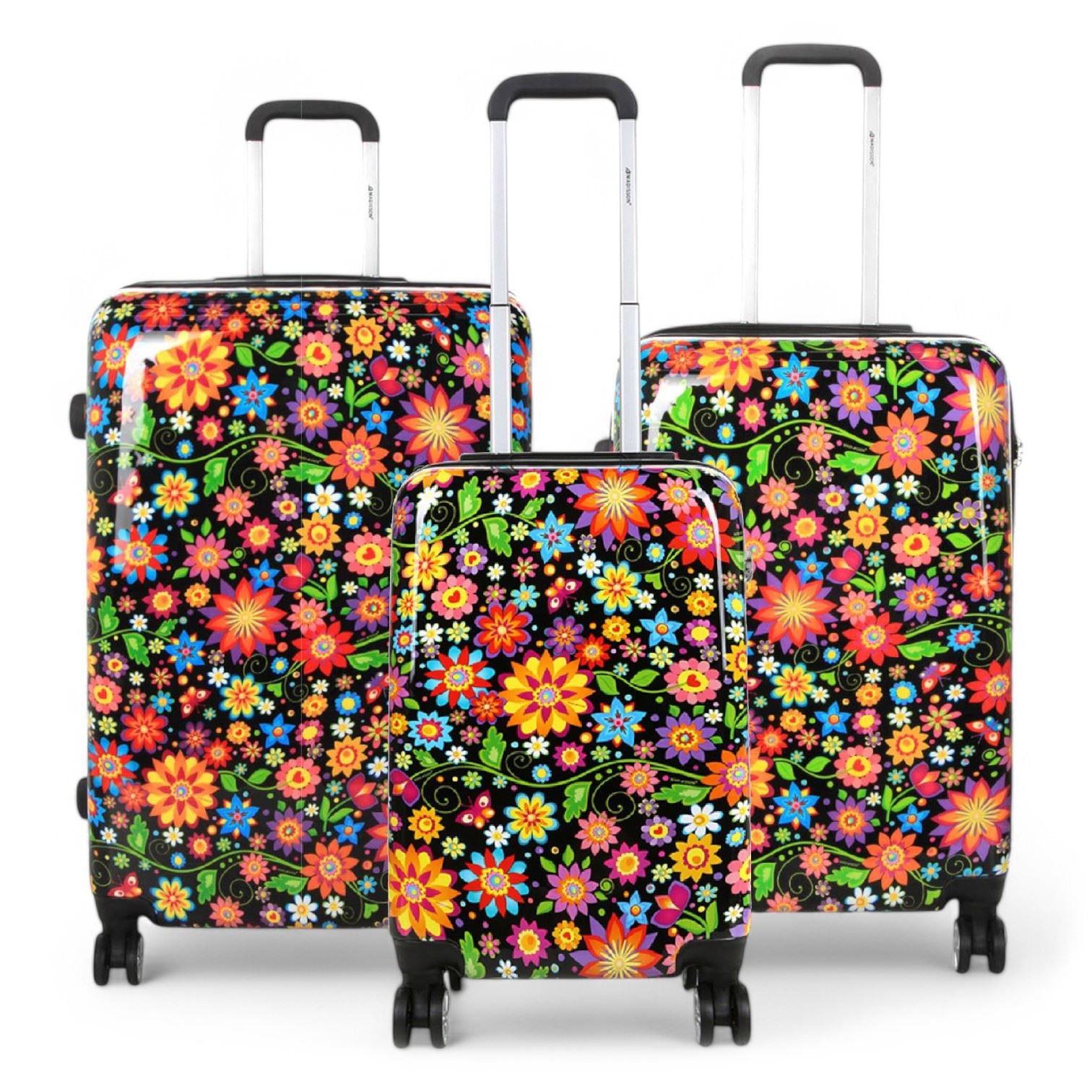 Hard Shell Suitcase Set Dual 4-Wheel Spinner Travel Luggage