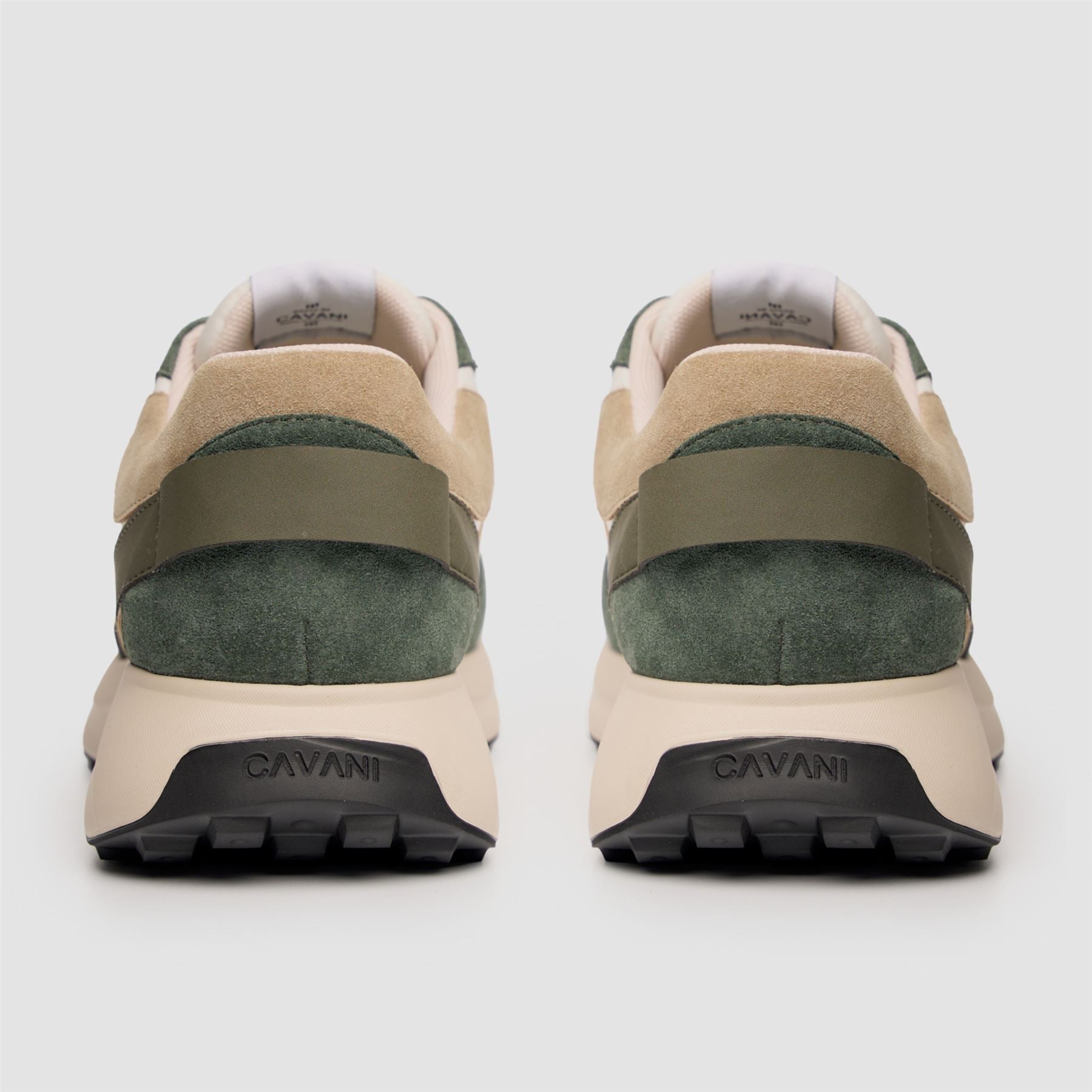 Canbera - Men's Sage Green Lightweight Suede Sneakers