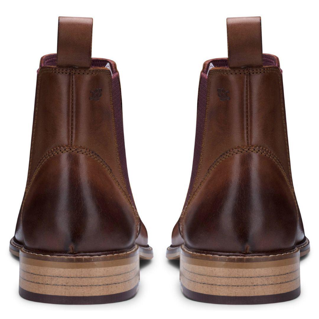 Mens Real Leather Chelsea Dealer Boots Slip On Smart Casual Retro VIntage Blinders Classic - Knighthood Store