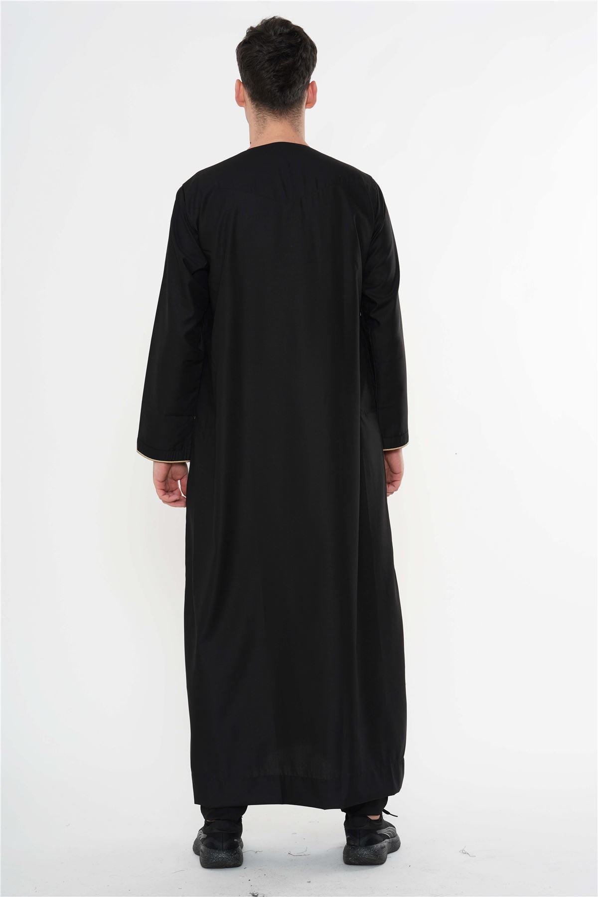 TT-007 - Men's Emirati Omani Gold Embroidery Thobe