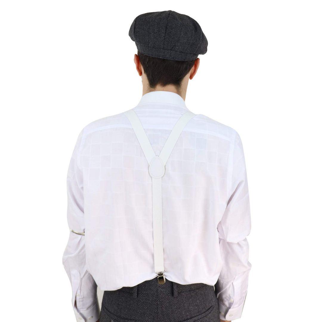 Mens Classic Vintage Retro Trouser Braces Suspenders 1920s Gatsby Blinders - Knighthood Store
