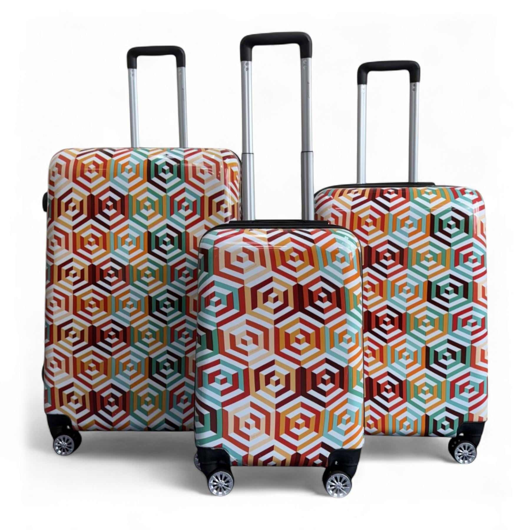 Hard Shell Suitcase Set Dual 4-Wheel Spinner Travel Luggage