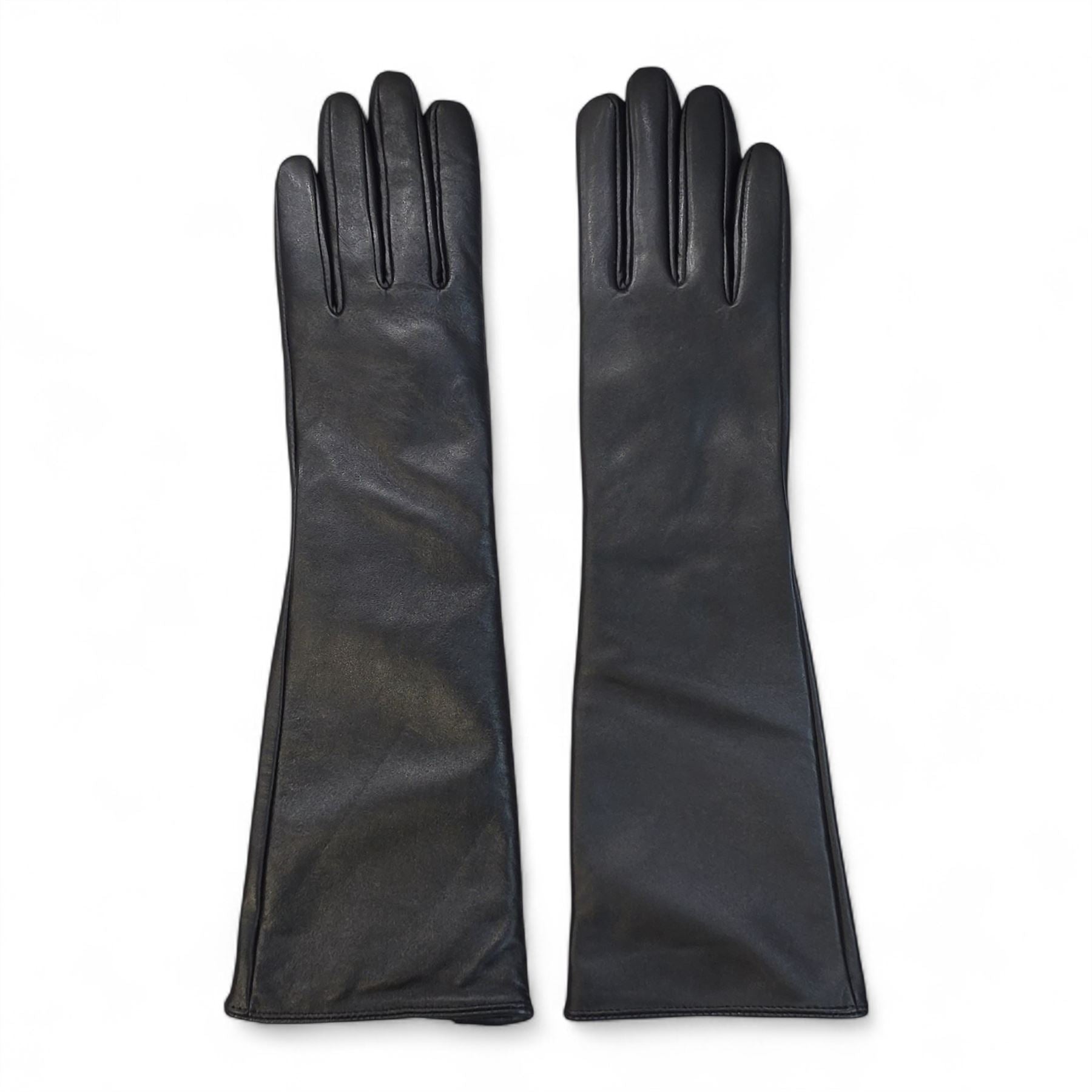 Women’s Genuine Sheepskin Leather Elbow Length Gloves