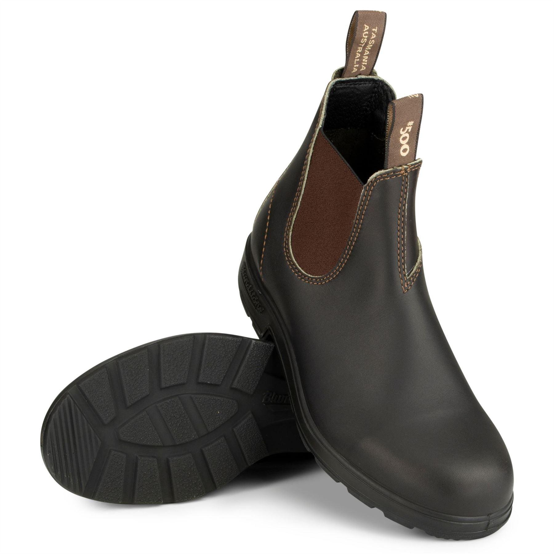 Blundstone 500 Stout Brown Chelsea Boots - Knighthood Store
