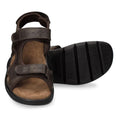 Men's Sandals Salton Basics C1 Open Toe Leather Summer Shoes - Knighthood Store